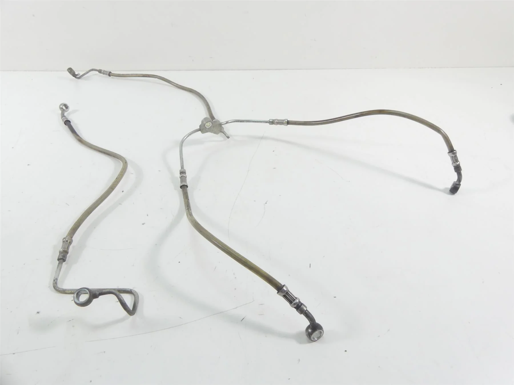 2013 Harley Davidson VRSCF Muscle Front Abs Brake Line Set 42021-09 42022-09A - Image 2