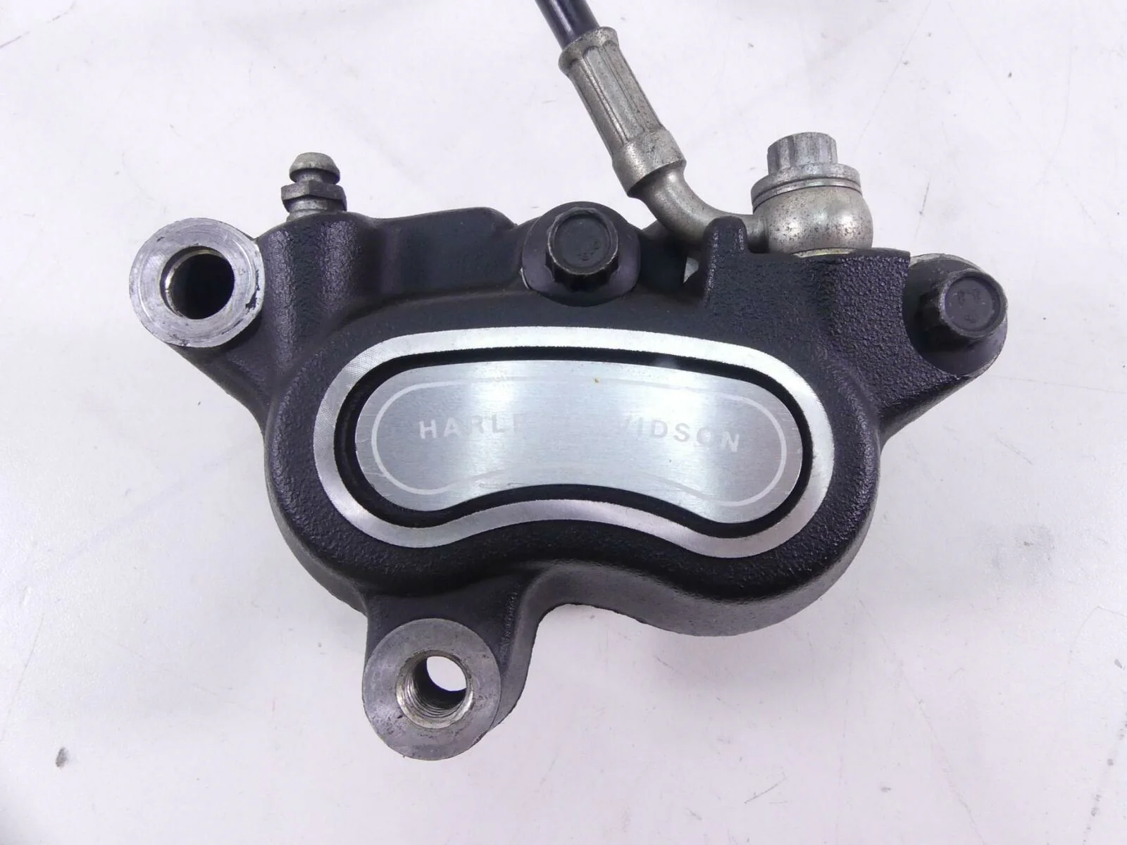 2013 Harley FXDB Dyna Street Bob Front Brake Caliper & Line 41300001 - Image 3