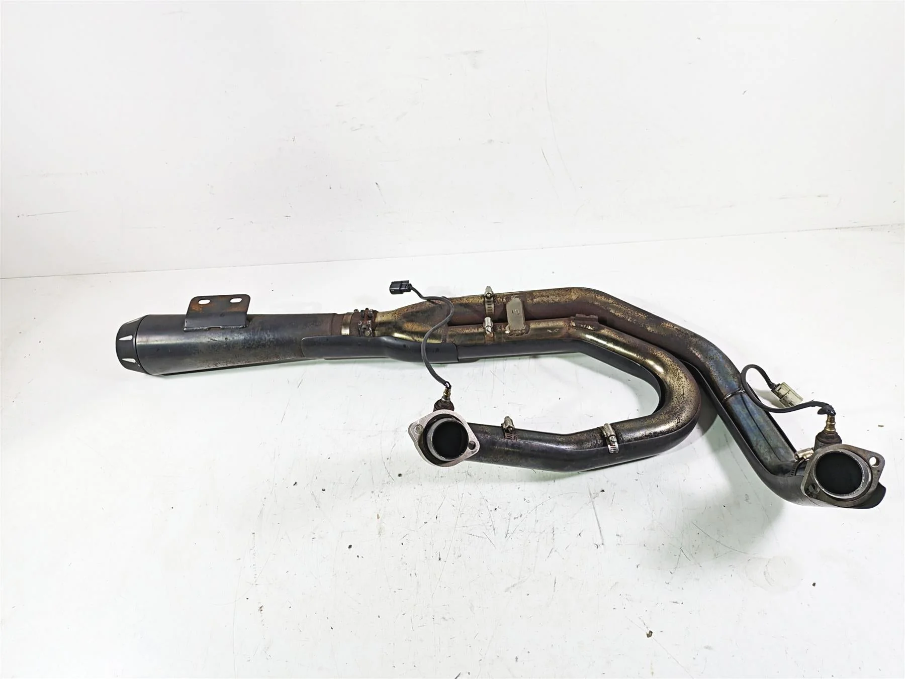 2013 Harley FXDWG Dyna Wide Glide Bassani Road Rage 2 to 1 Exhaust System 13122J - Image 5