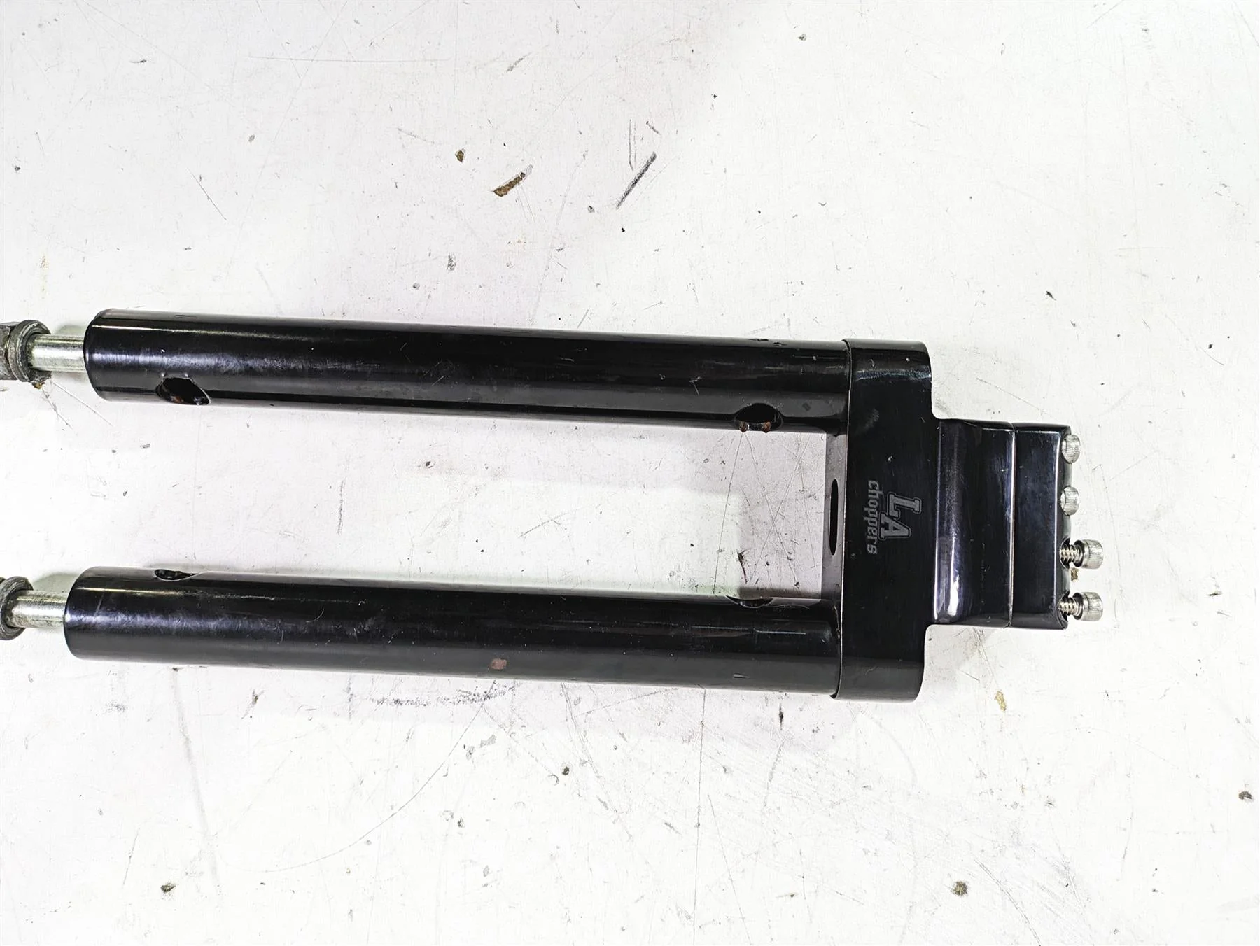 2013 Harley FXDWG Dyna Wide Glide LA Choppers 12" Handlebar Riser - Image 5