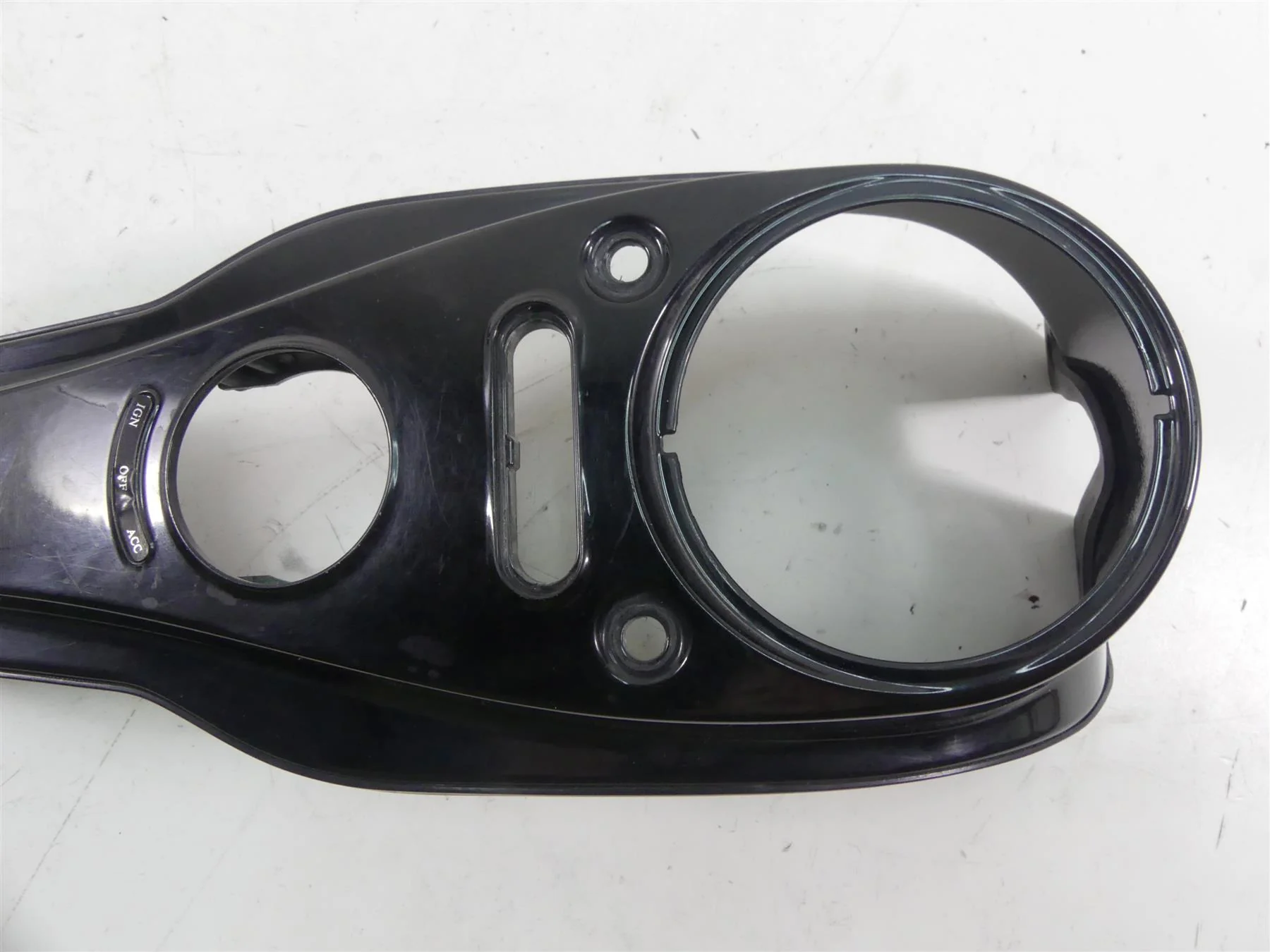2013 Harley FXDWG Dyna Wide Glide Tank Dash Speedometer Cover Panel 70900048 - Image 8