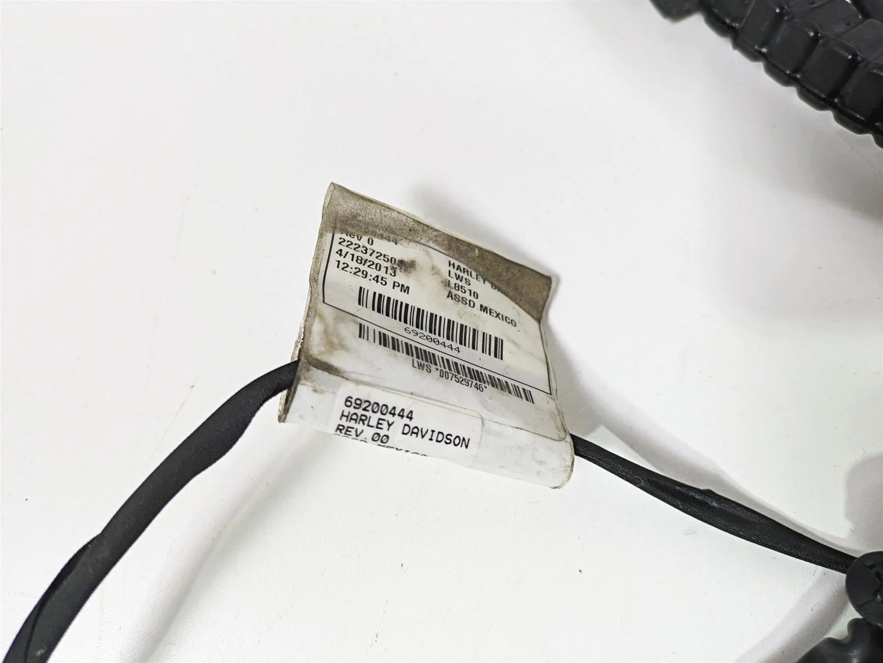 2013 Harley FXDWG Dyna Wide Glide Wiring Harness Loom - No Abs 69200455 - Image 3