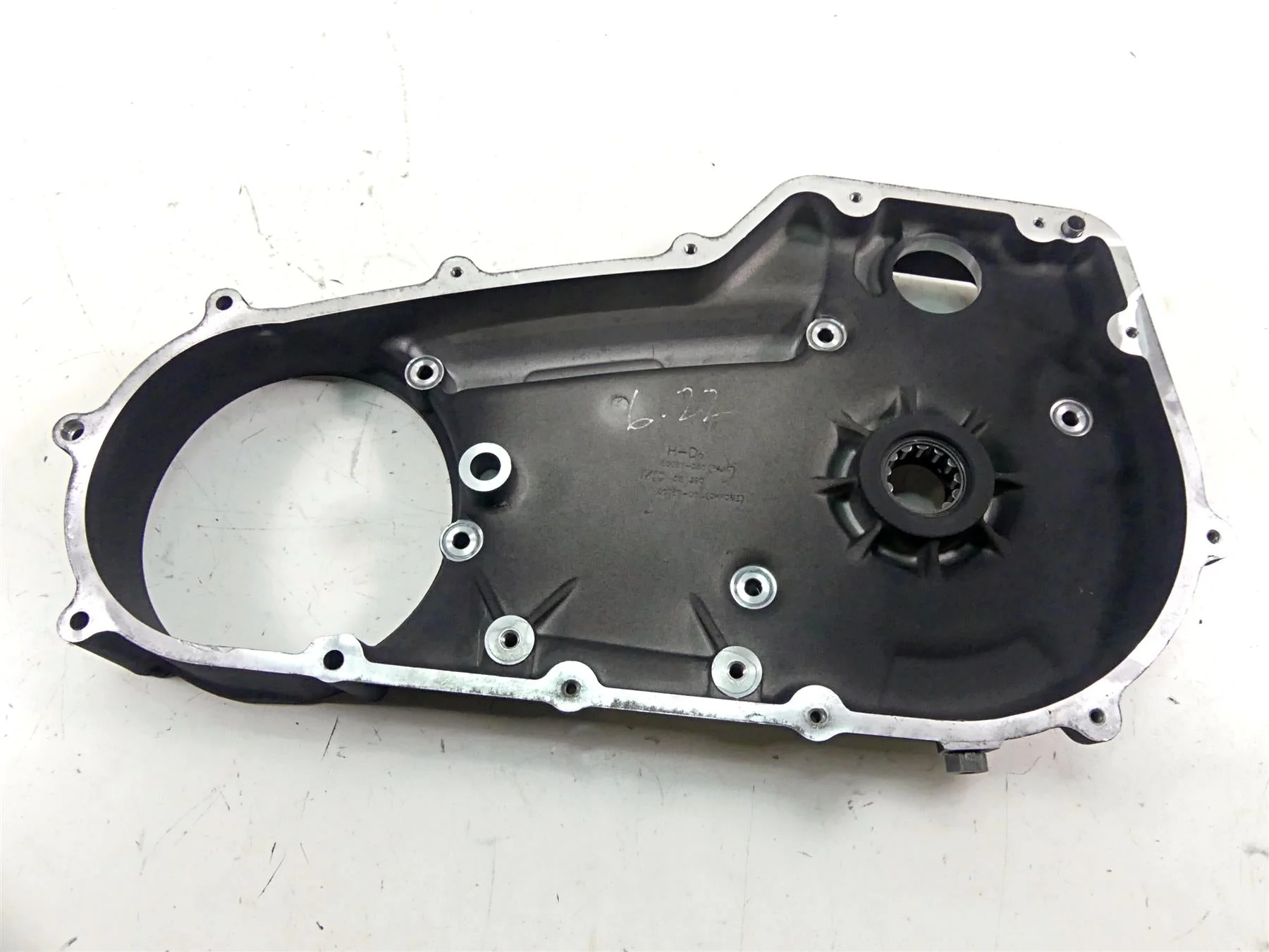 2013 Harley Softail FLSTFB Fat Boy Lo Inner Primary Drive Clutch Cover 60681-06C - Image 2