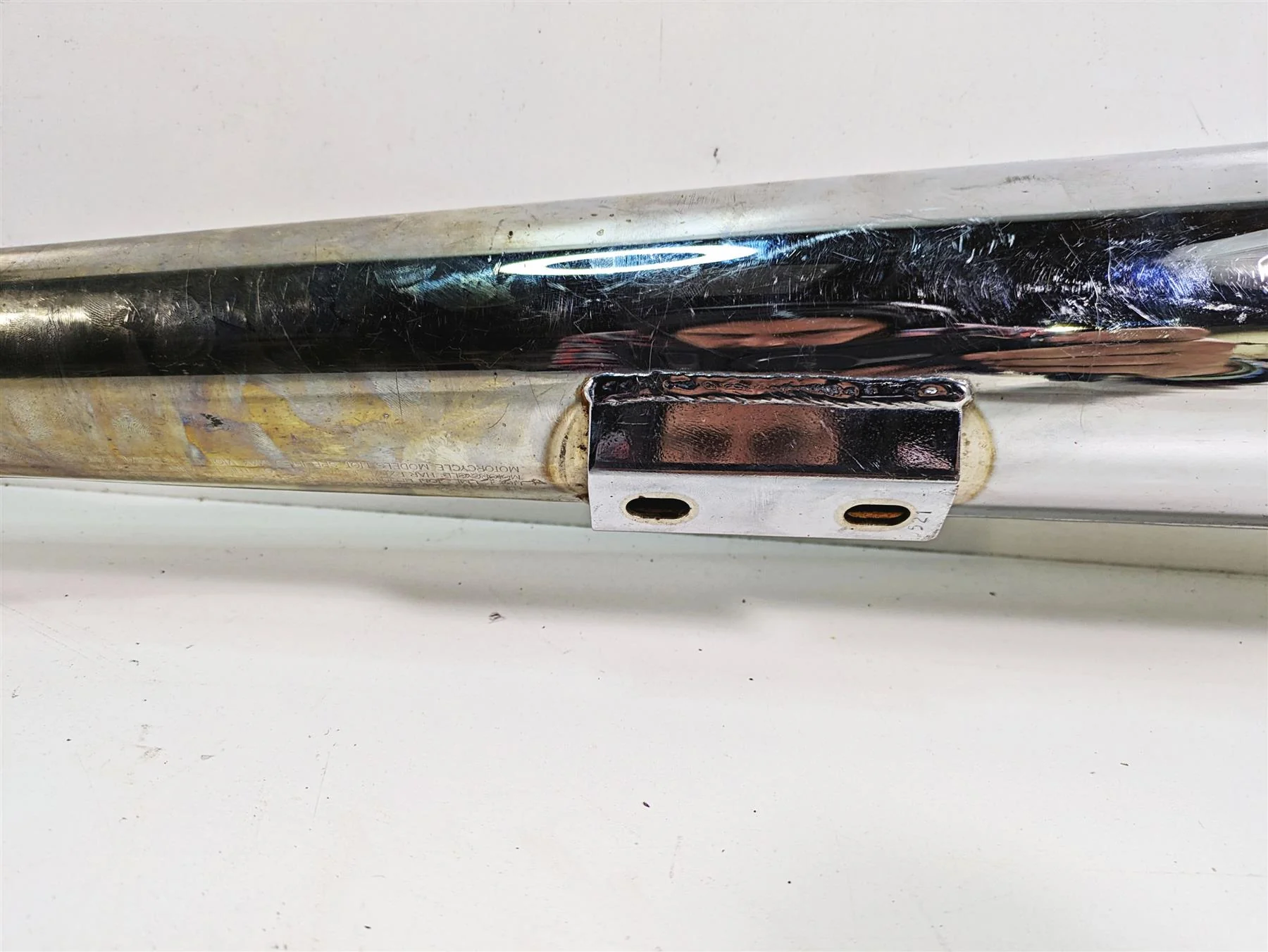Harley Davison Softail Oem 2 into 1 Exhaust Pipe System Kit -NO O2 Ports 65120-97 - Image 10