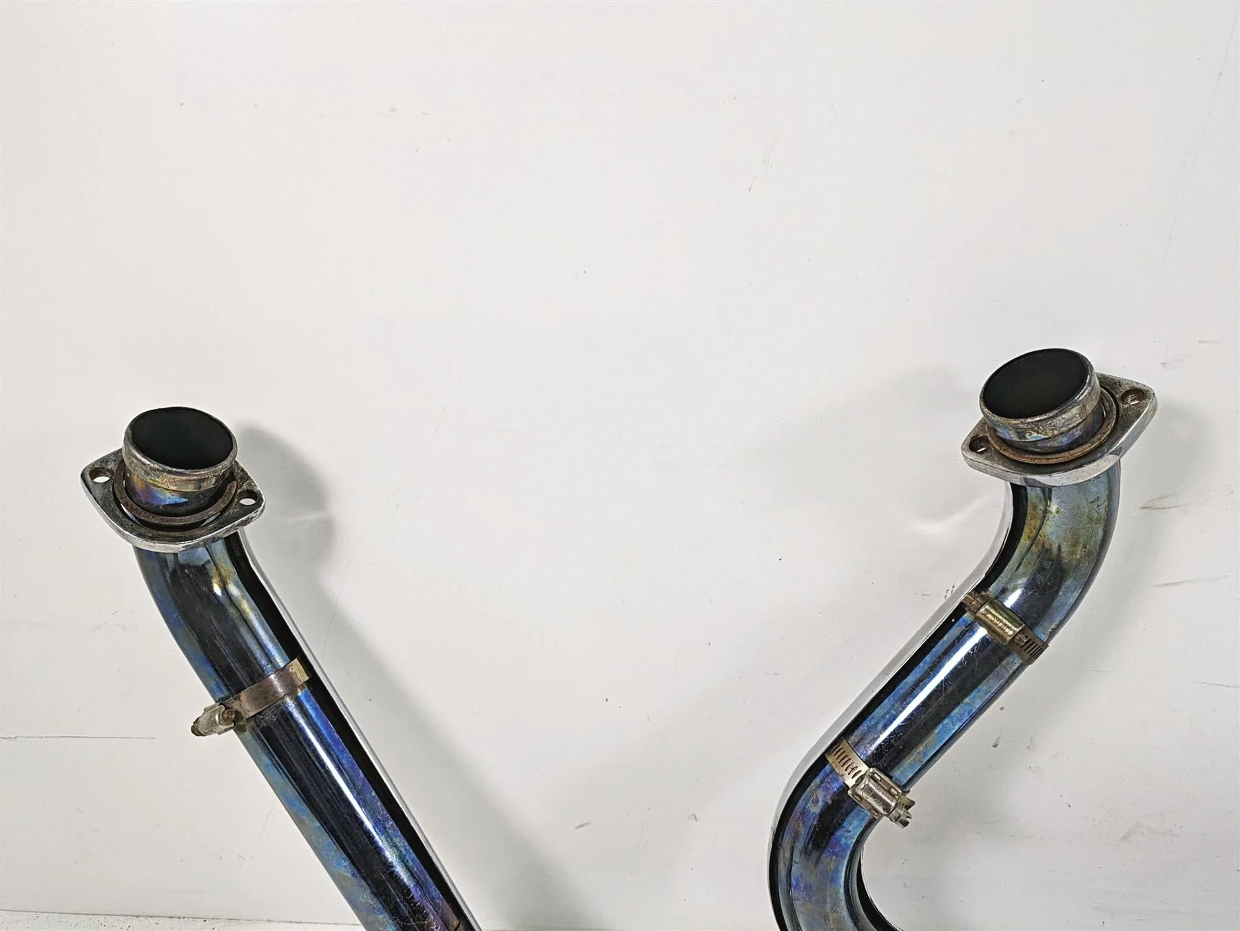 Harley Davison Softail Oem 2 into 1 Exhaust Pipe System Kit -NO O2 Ports 65120-97 - Image 7