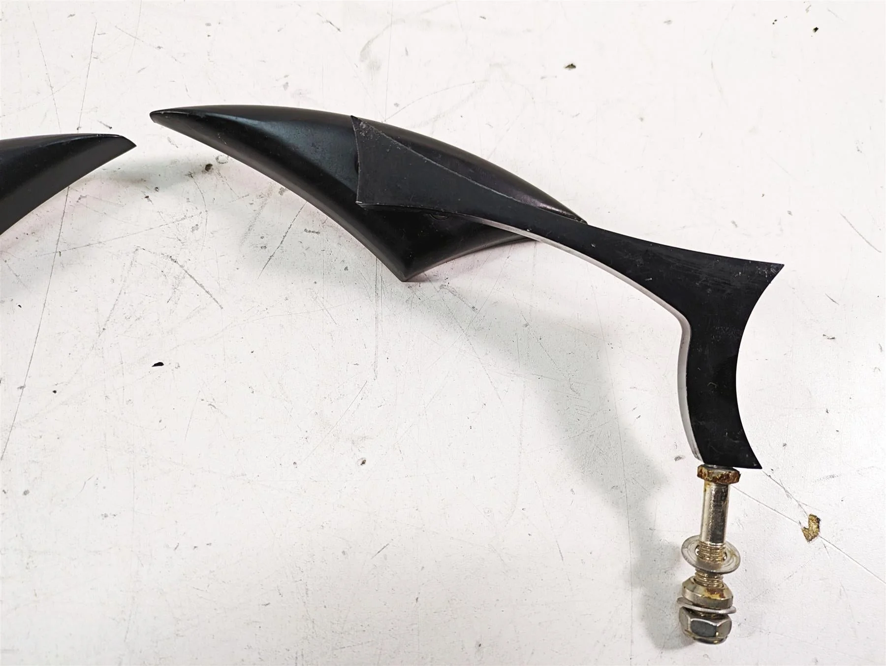 2013 Harley Touring FLHX Street Glide Aftermarket Blade Rear View Mirror Set - Image 11