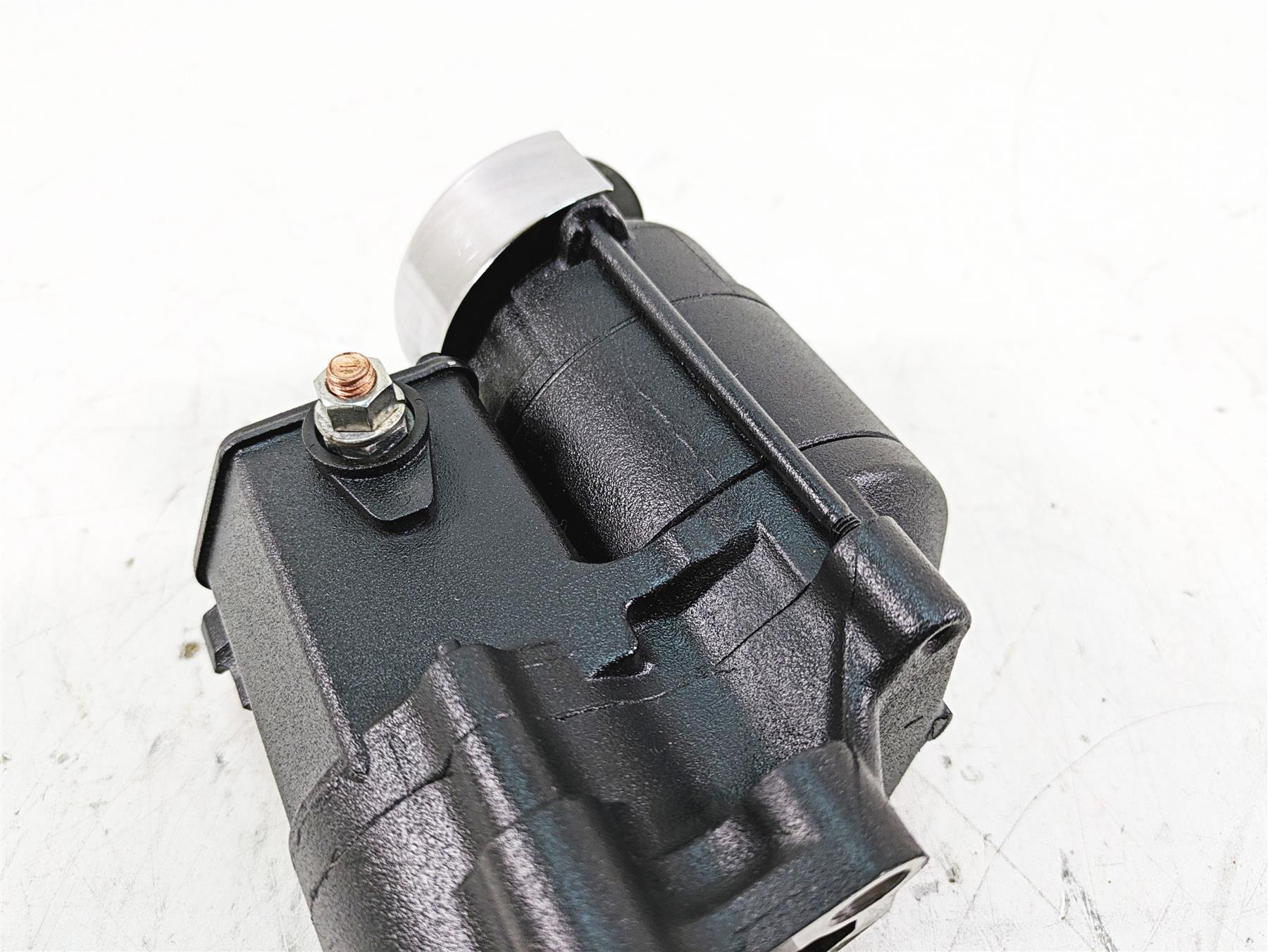 2013 Harley Touring FLHX Street Glide Engine Starter Motor + Cover 31618-06A - Image 7