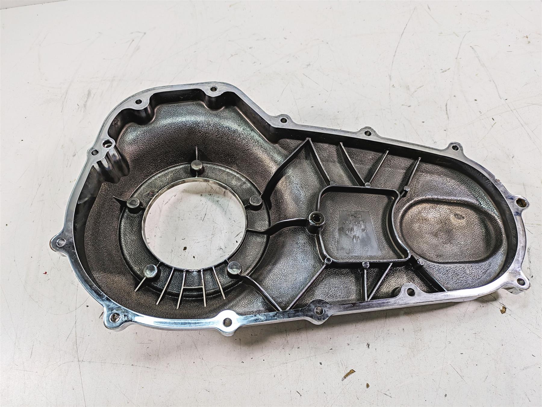 2013 Harley Touring FLHX Street Glide Outer Primary Clutch Cover -Read 60685-07 - Image 8