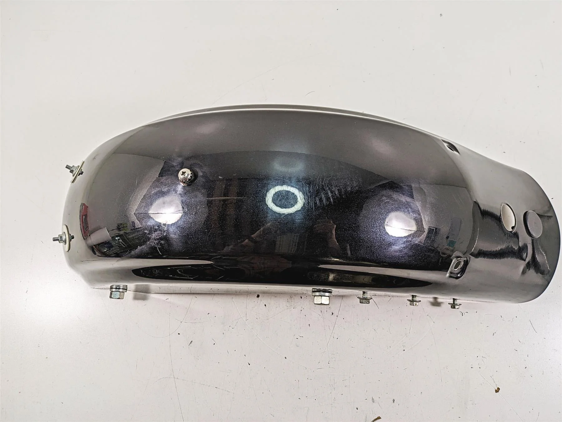 2013 Harley Touring FLHX Street Glide Rear Fender Vivid Black 58702-09 - Image 5