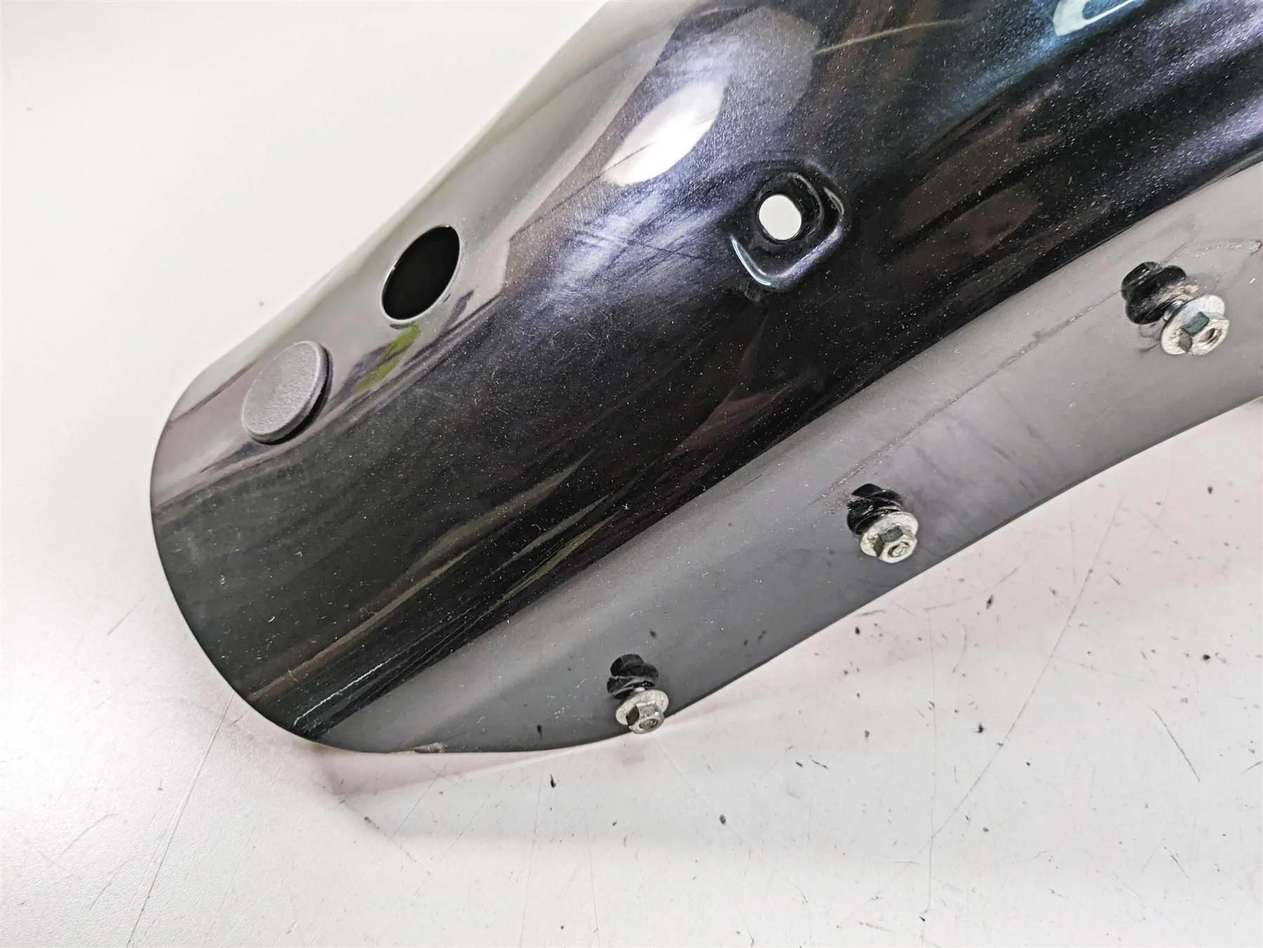 2013 Harley Touring FLHX Street Glide Rear Fender Vivid Black 58702-09 - Image 9