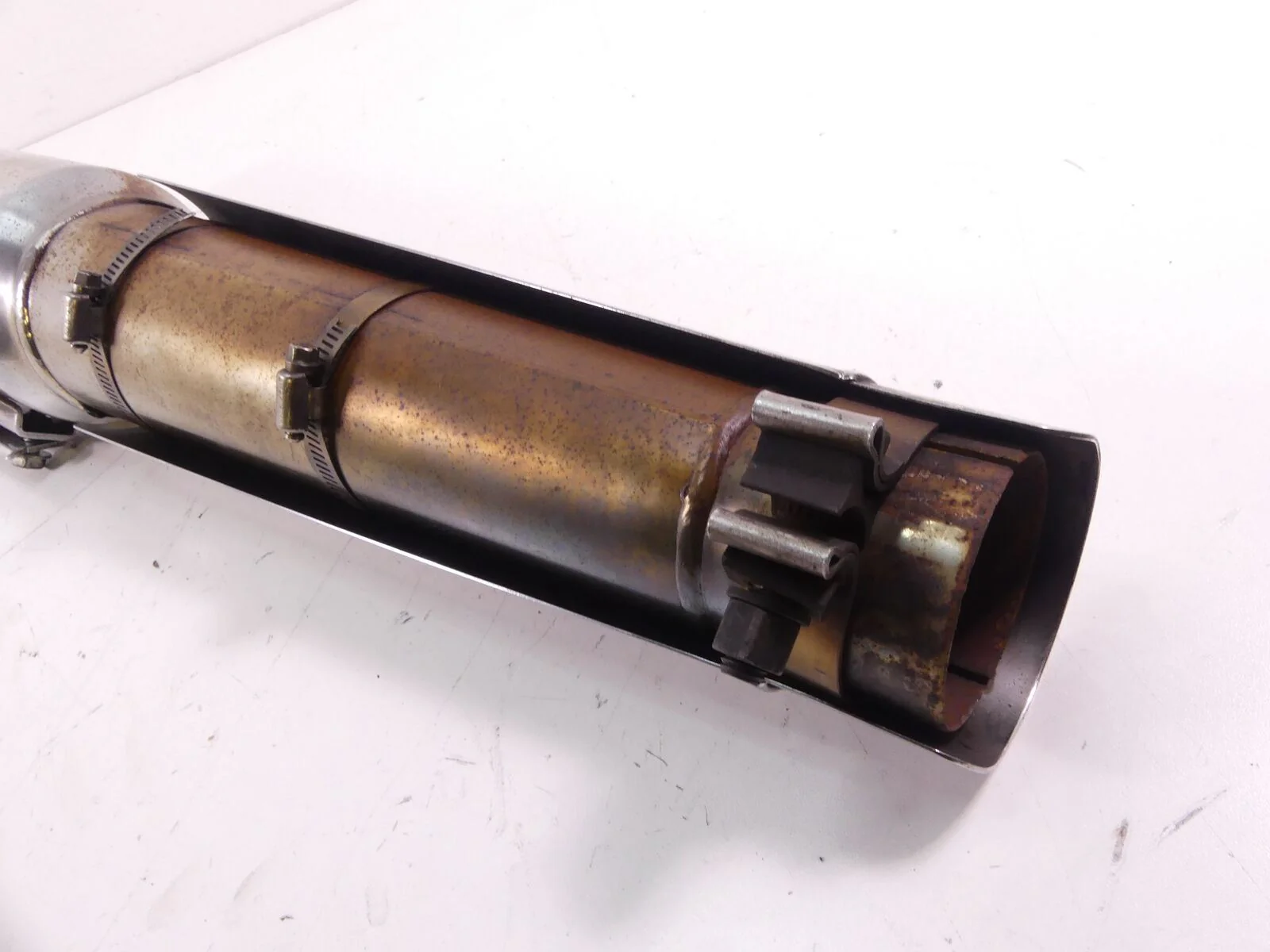 2013 Harley Touring FLTRU Road Glide Vance Hines Exhaust Muffler Pipe 64mm 17583 - Image 8