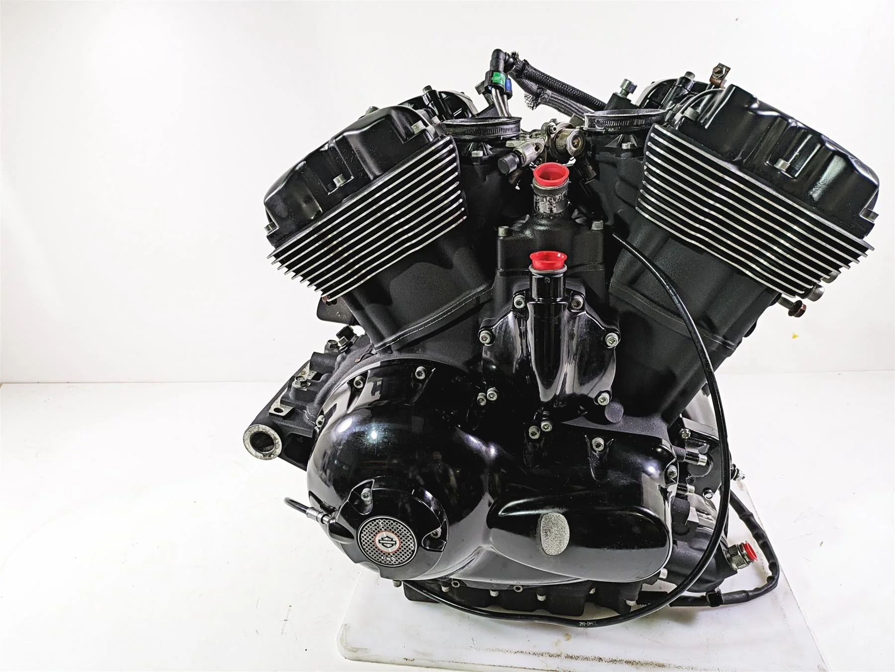 2013 Harley VRSCDX Night Rod Sp 1250cc Engine Motor & Sprocket Cover 19973-17K - Image 4