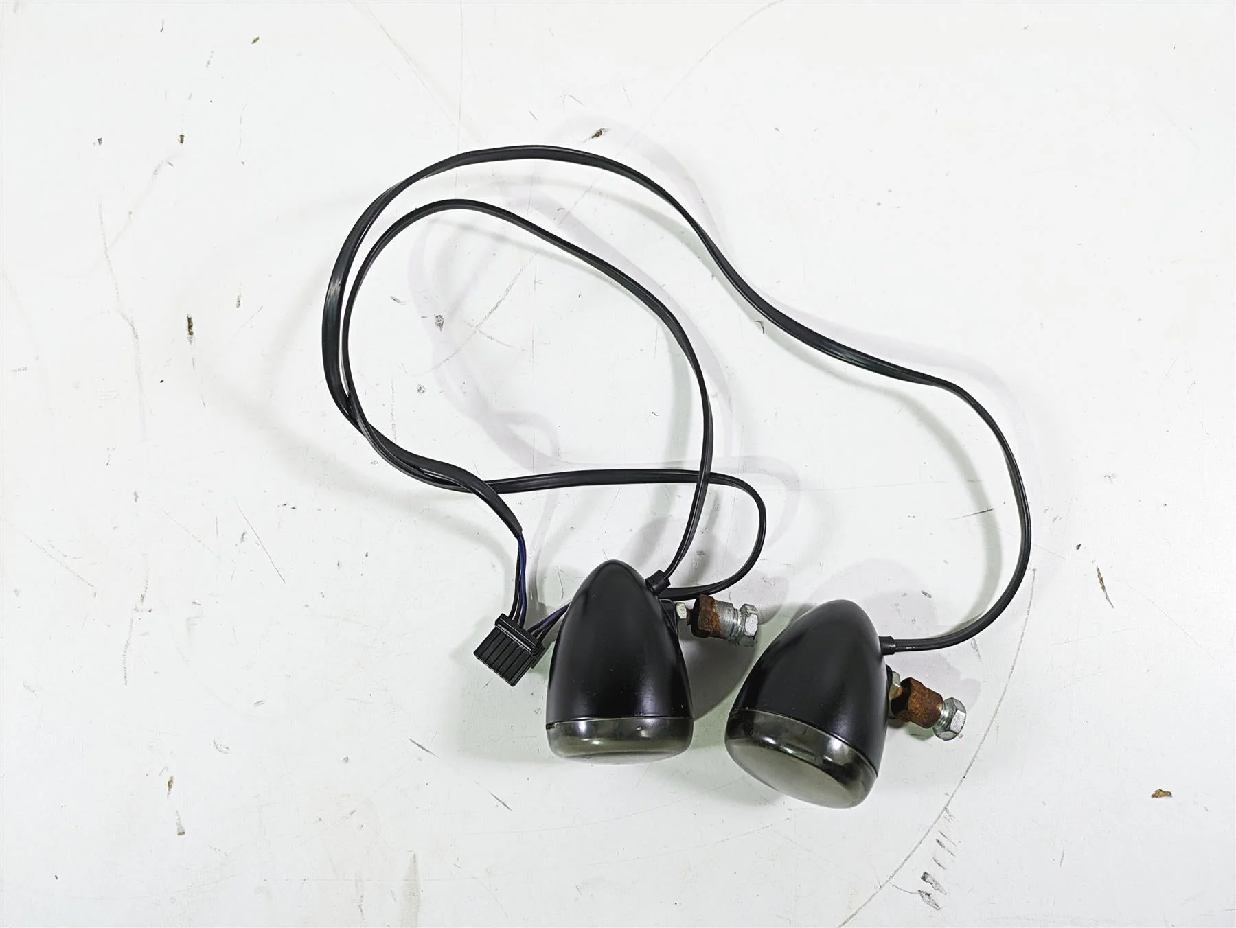 2013 Harley VRSCDX Night Rod Sp Front Blinker Turn Signal Set 69587-07 - Image 5