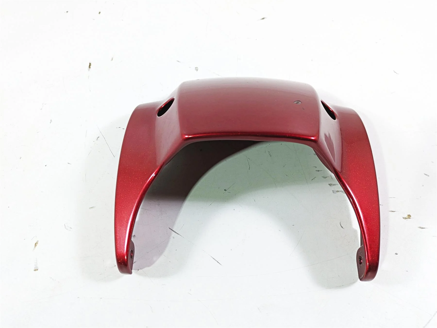 2013 Harley VRSCDX Night Rod Sp Headlight Visor Cover  Red Sunglo 67700030 - Image 3