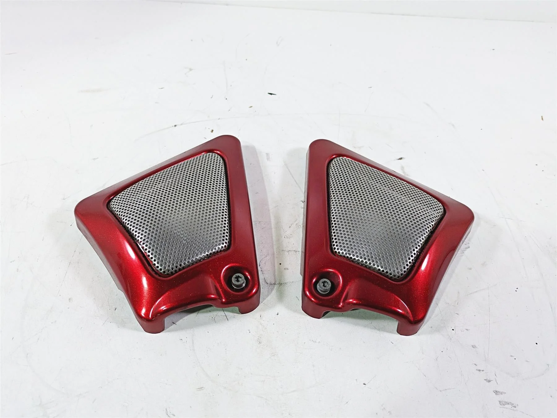 2013 Harley VRSCDX Night Rod Sp Neck Cover Set Ember Red Sunglo 66297-07 - Image 12