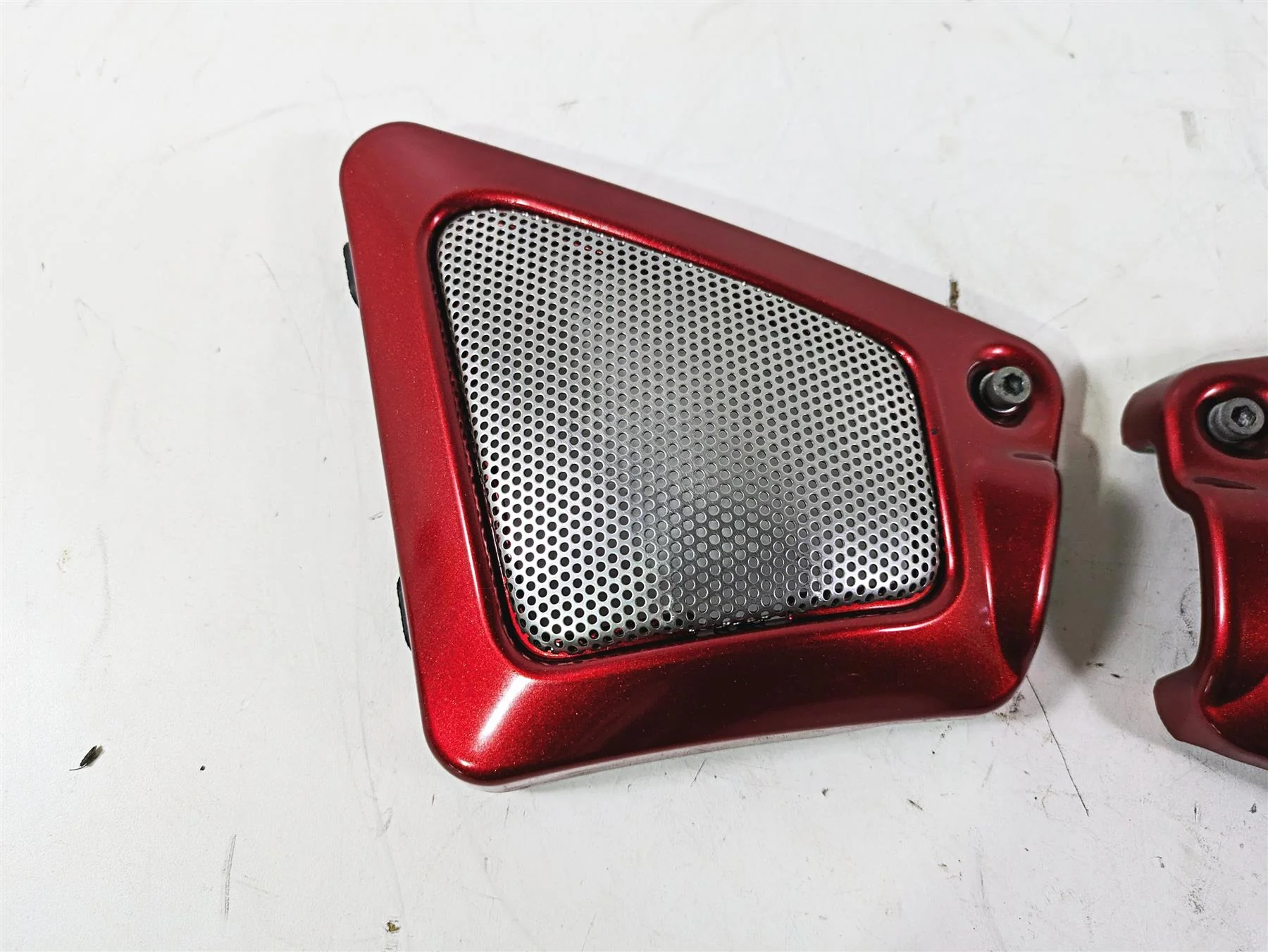 2013 Harley VRSCDX Night Rod Sp Neck Cover Set Ember Red Sunglo 66297-07 - Image 6