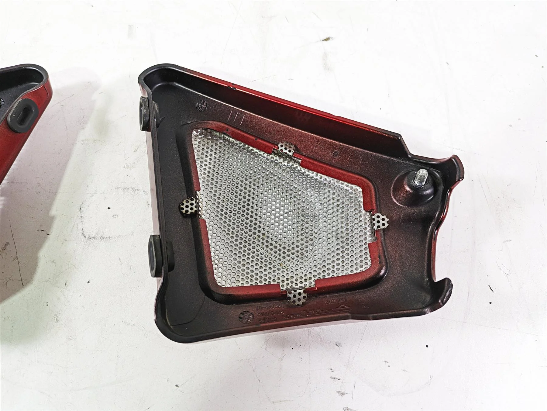 2013 Harley VRSCDX Night Rod Sp Neck Cover Set Ember Red Sunglo 66297-07 - Image 8