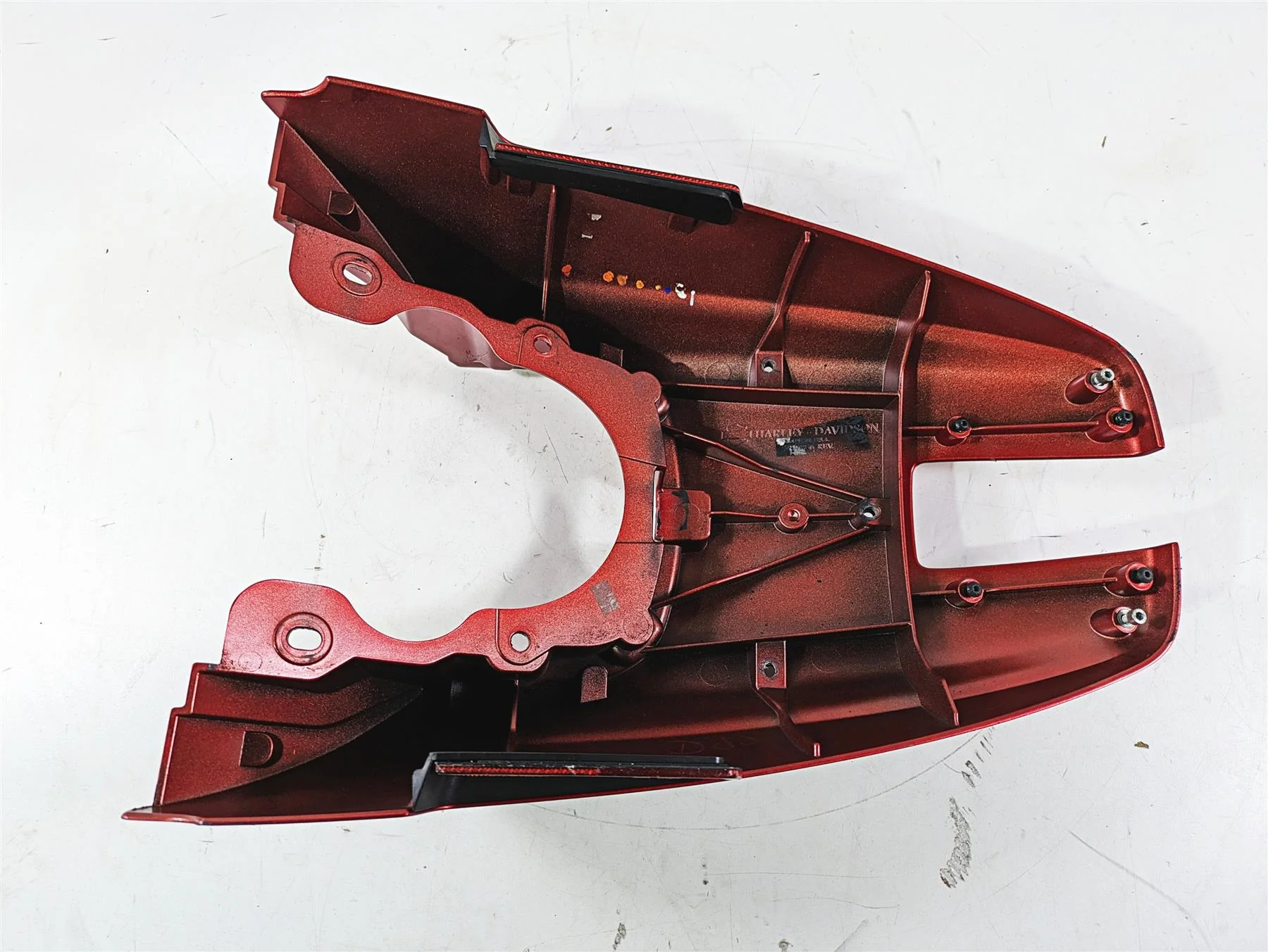 2013 Harley VRSCDX Night Rod Sp Rear Fender Red Sunglo 59500030 - Image 10