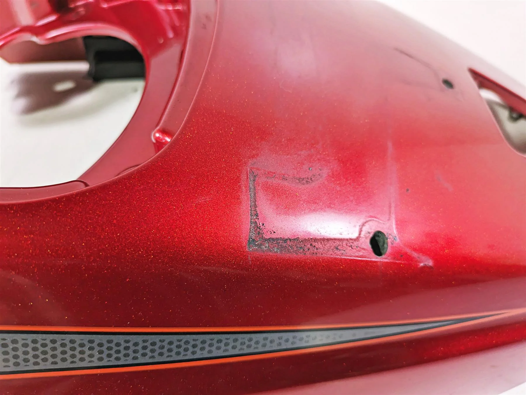 2013 Harley VRSCDX Night Rod Sp Rear Fender Red Sunglo 59500030 - Image 6