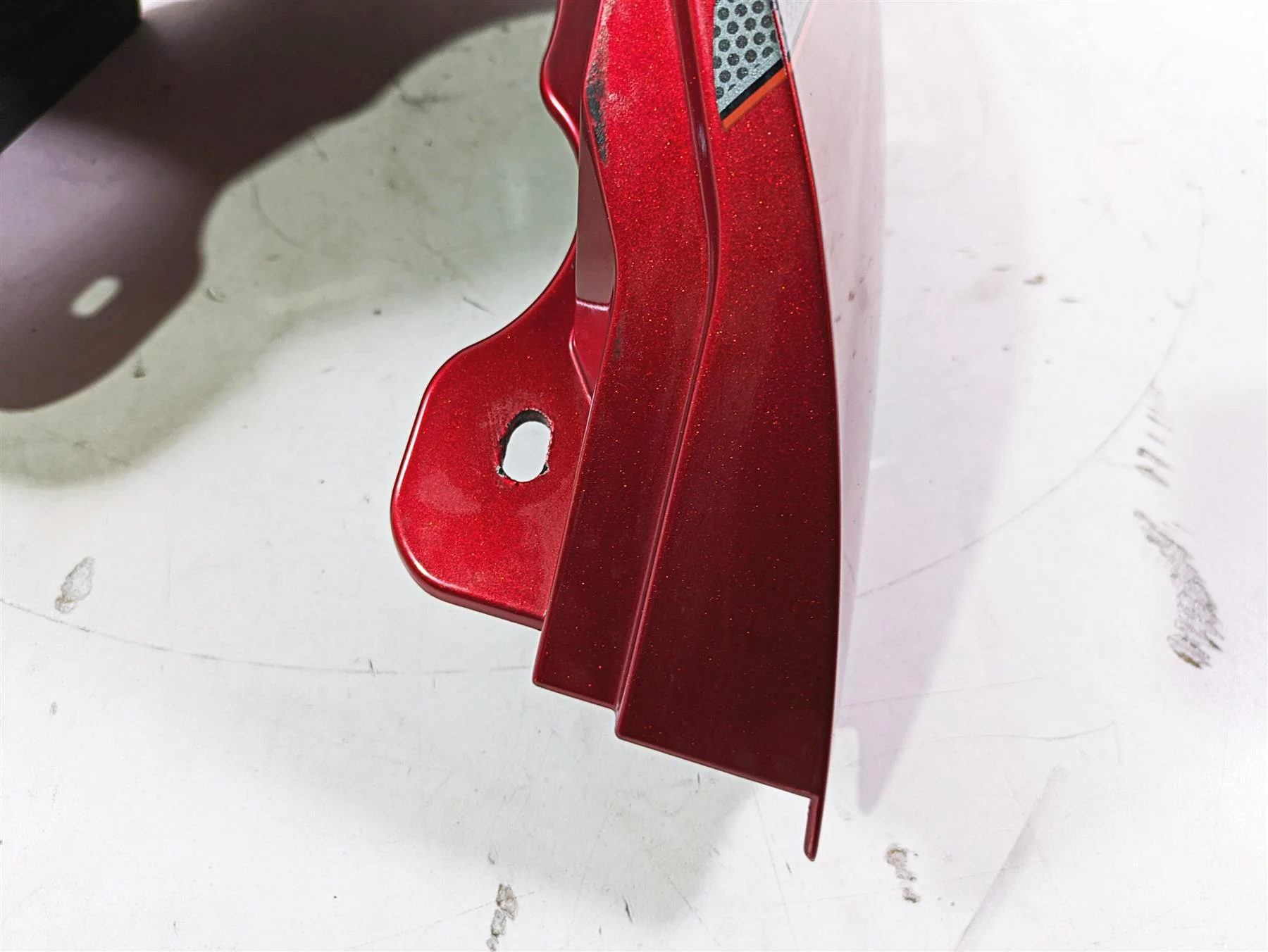 2013 Harley VRSCDX Night Rod Sp Rear Fender Red Sunglo 59500030 - Image 9