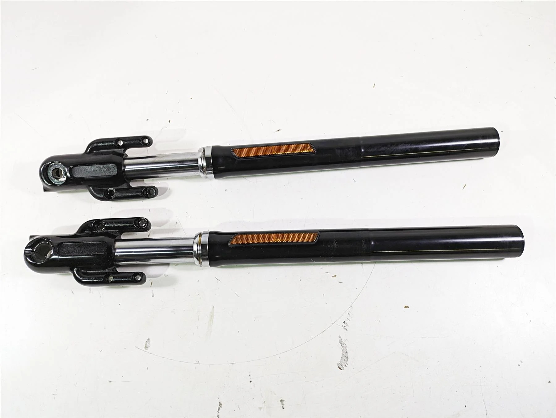 2013 Harley VRSCDX Night Rod Sp Showa Front Fork Leg Set READ 45400003 45400004 - Image 4