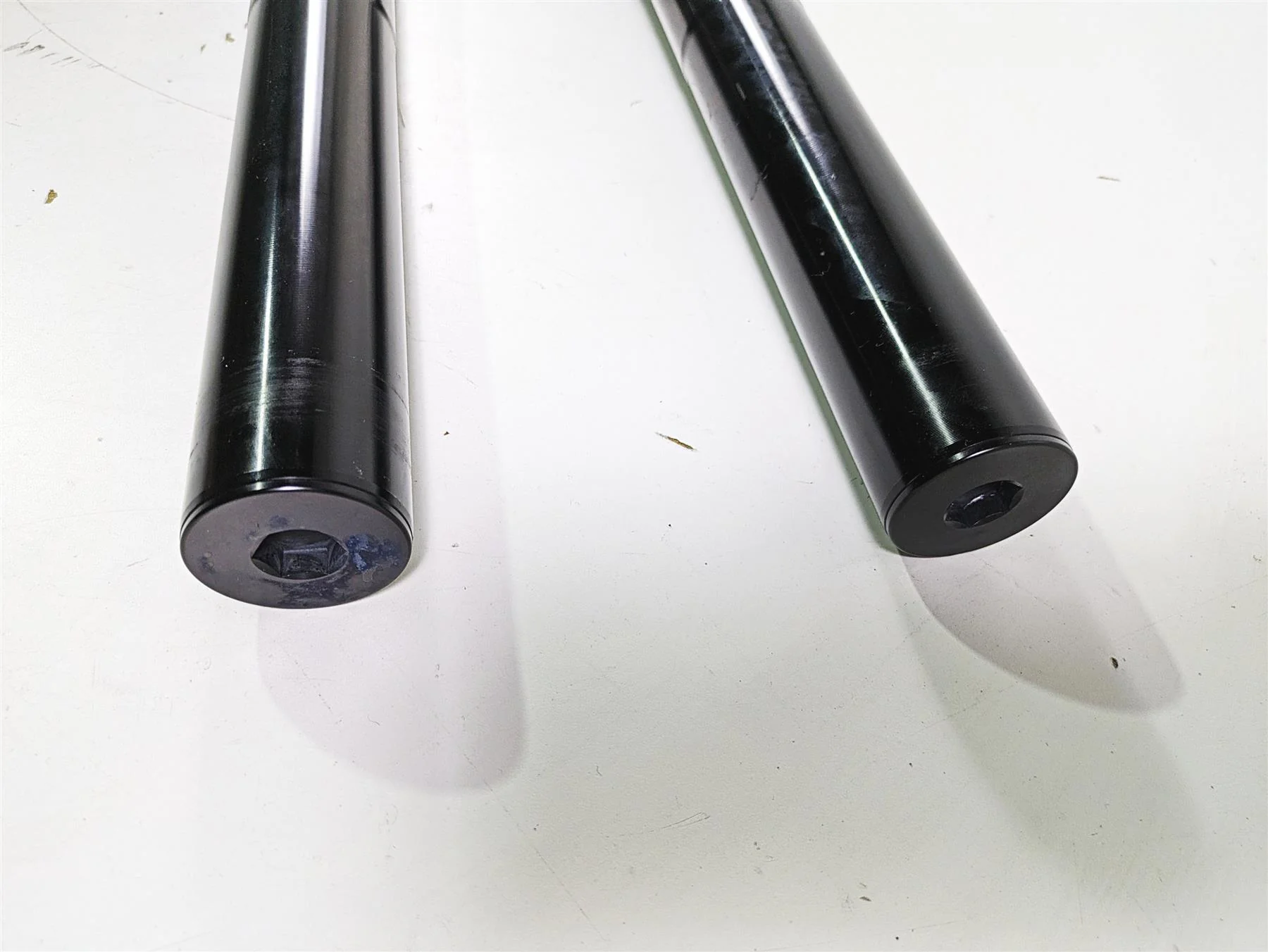 2013 Harley VRSCDX Night Rod Sp Showa Front Fork Leg Set READ 45400003 45400004 - Image 6