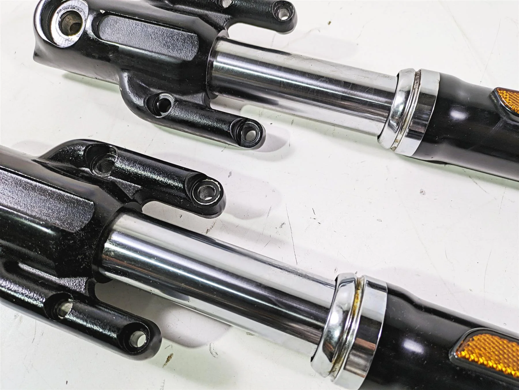2013 Harley VRSCDX Night Rod Sp Showa Front Fork Leg Set READ 45400003 45400004 - Image 8