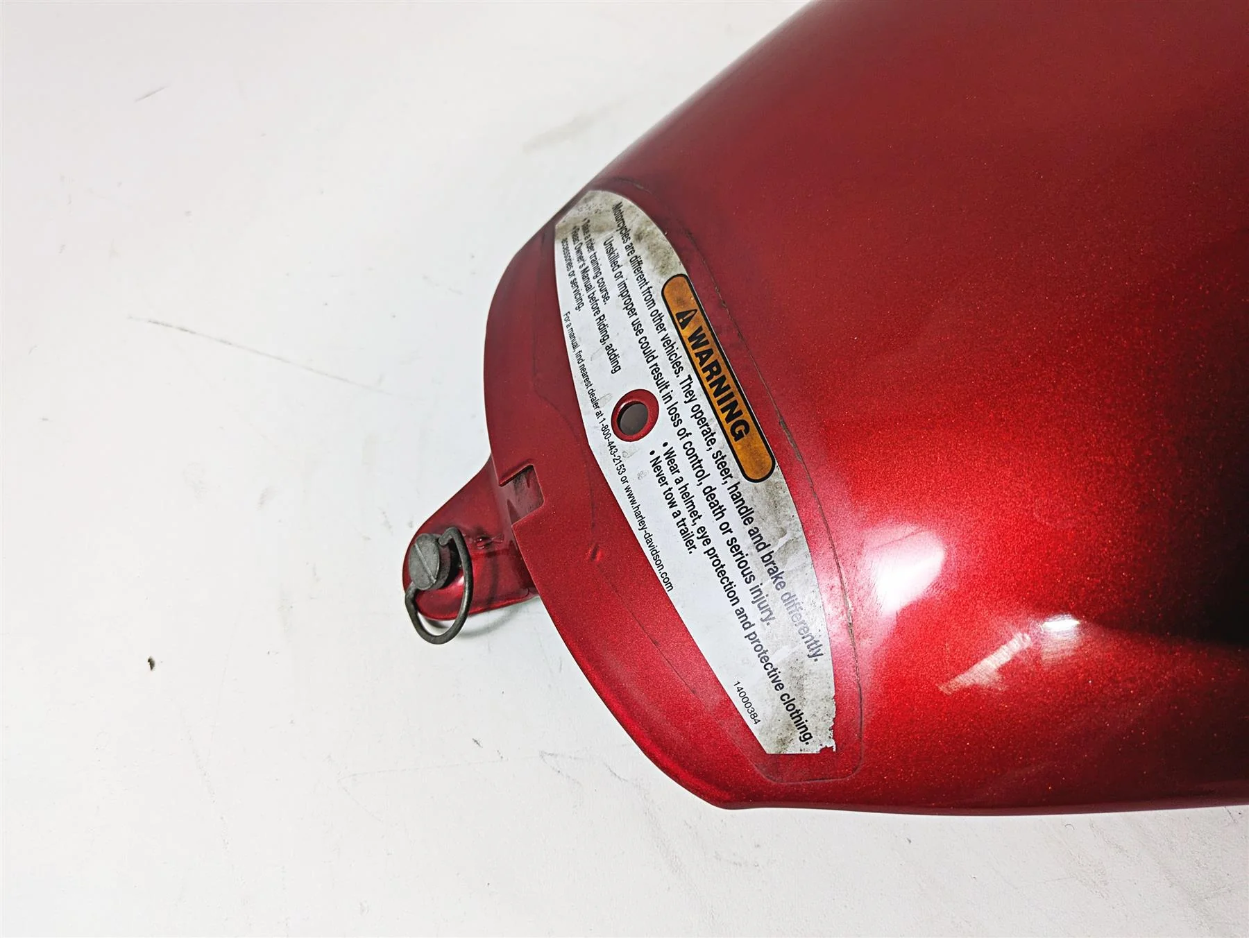 2013 Harley VRSCDX Night Rod Sp Upper Tank Airbox Cover Red Sunglo 66154-07 - Image 7