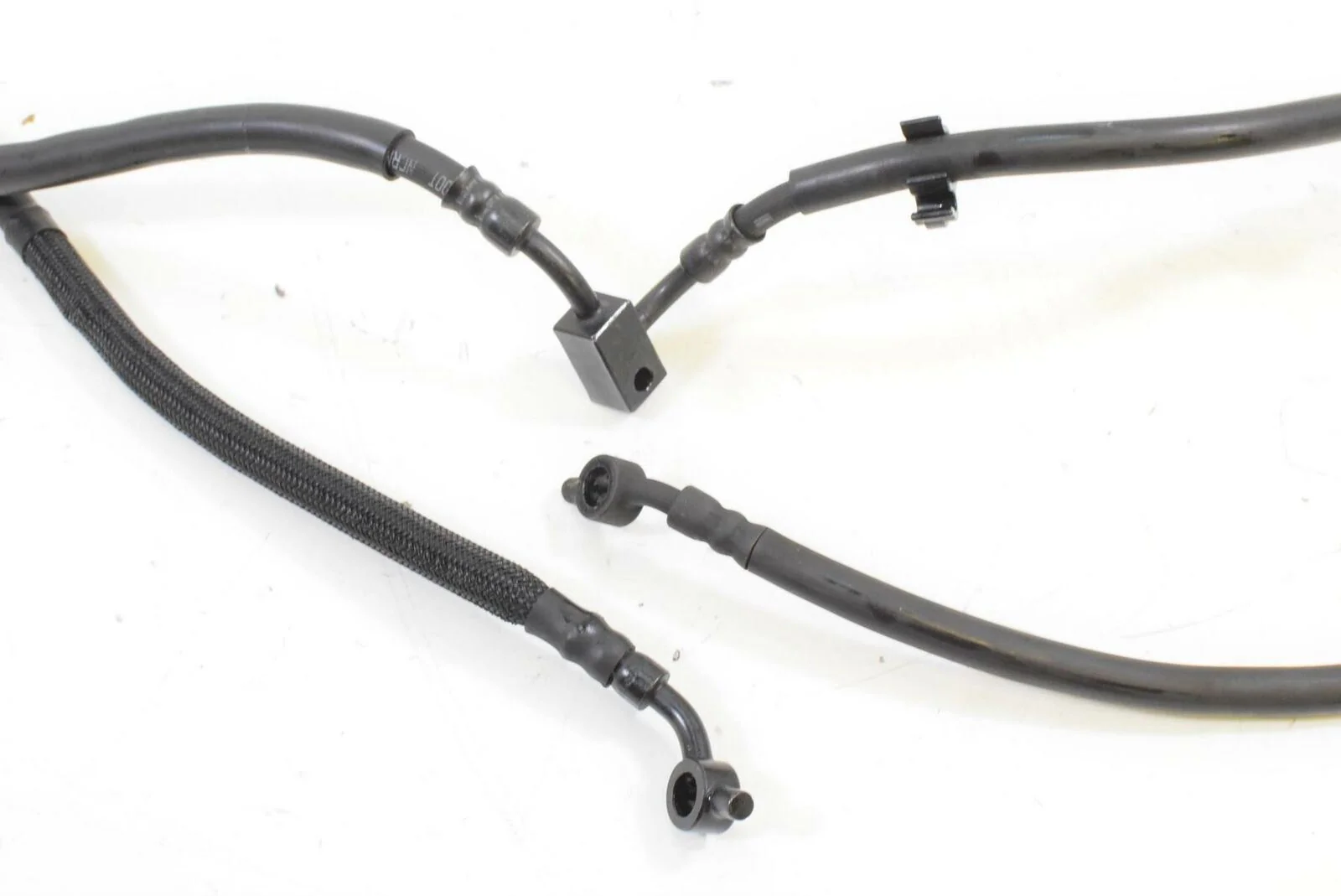 2013 Kawasaki Ninja ZX14R ZX1400 Front ABS Brake Lines Hoses Tubes Set 43095-061 - Image 3