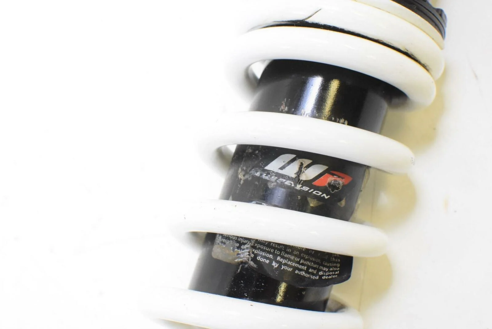 2013 KTM 690 Duke Rear WP White Power Shock Damper & Linkage 01187L1901 - Image 10