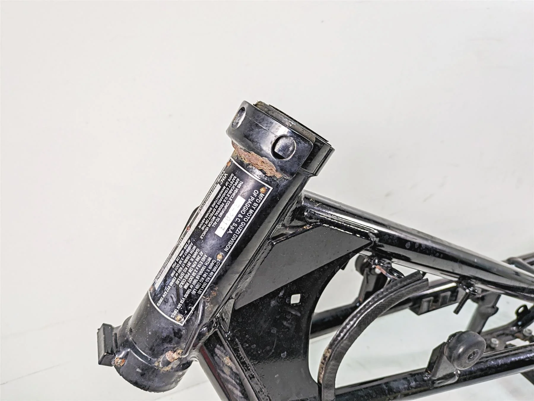 2013  Moto Guzzi V7 750 Stone Straight Main Frame Chassis With Clear Texas Title 887837 - Image 8