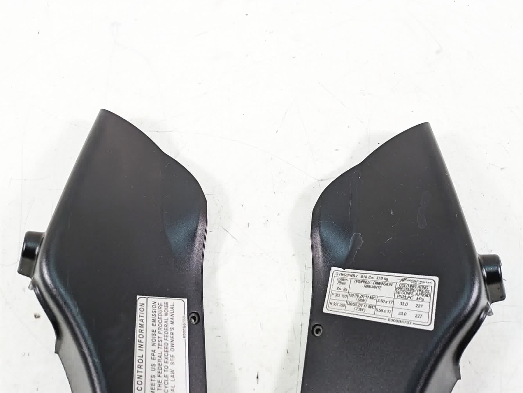 2013 MV Agusta F3 675 ERA Air Inlet Duct Cover Fairing Set 8000B5467 8000B5466 - Image 8