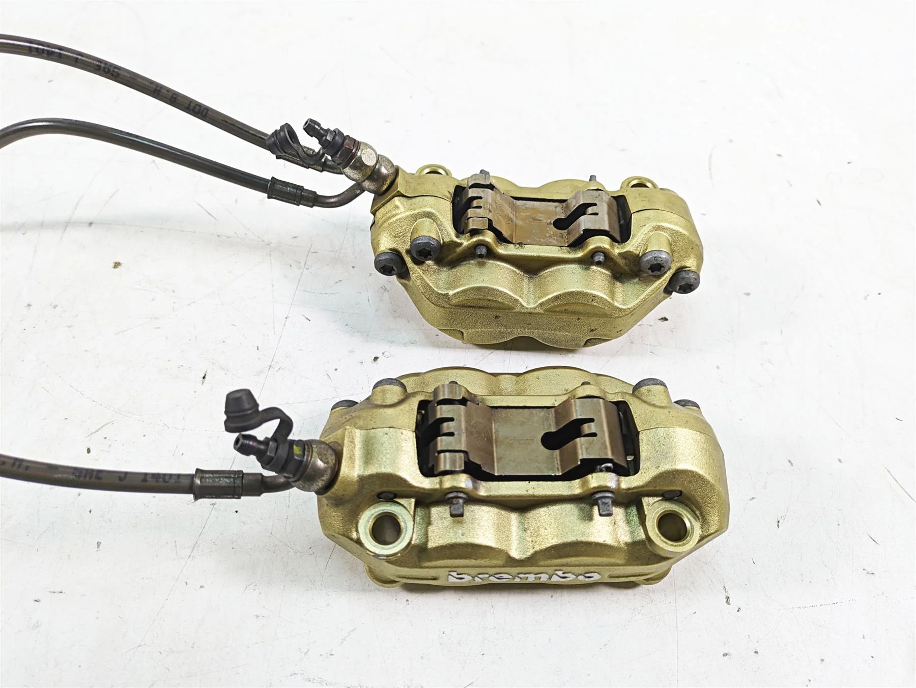 2013 MV Agusta F3 675 ERA Brembo Front Brake Caliper Set 8000B1540 8000B6712 - Image 4