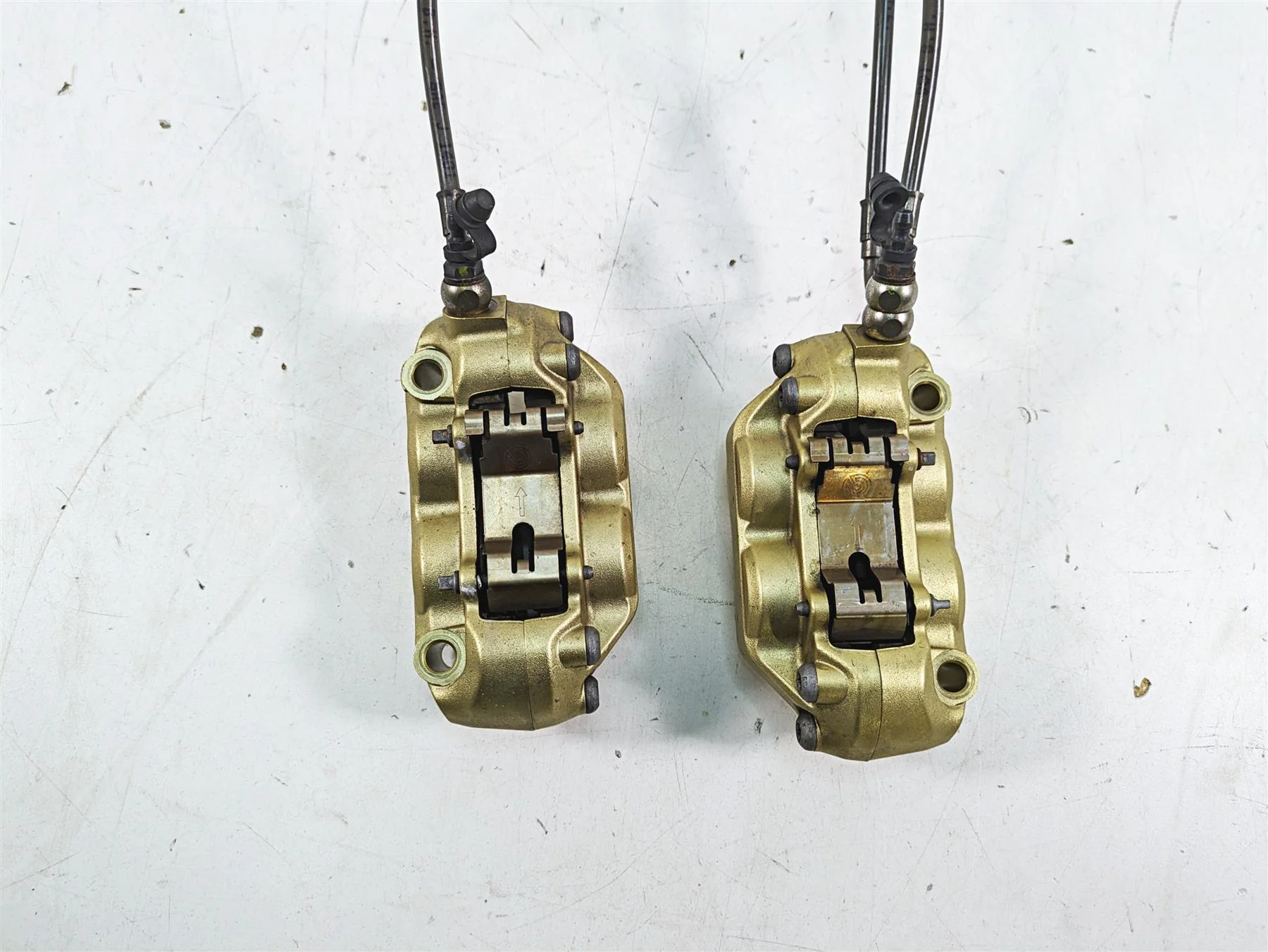 2013 MV Agusta F3 675 ERA Brembo Front Brake Caliper Set 8000B1540 8000B6712 - Image 5