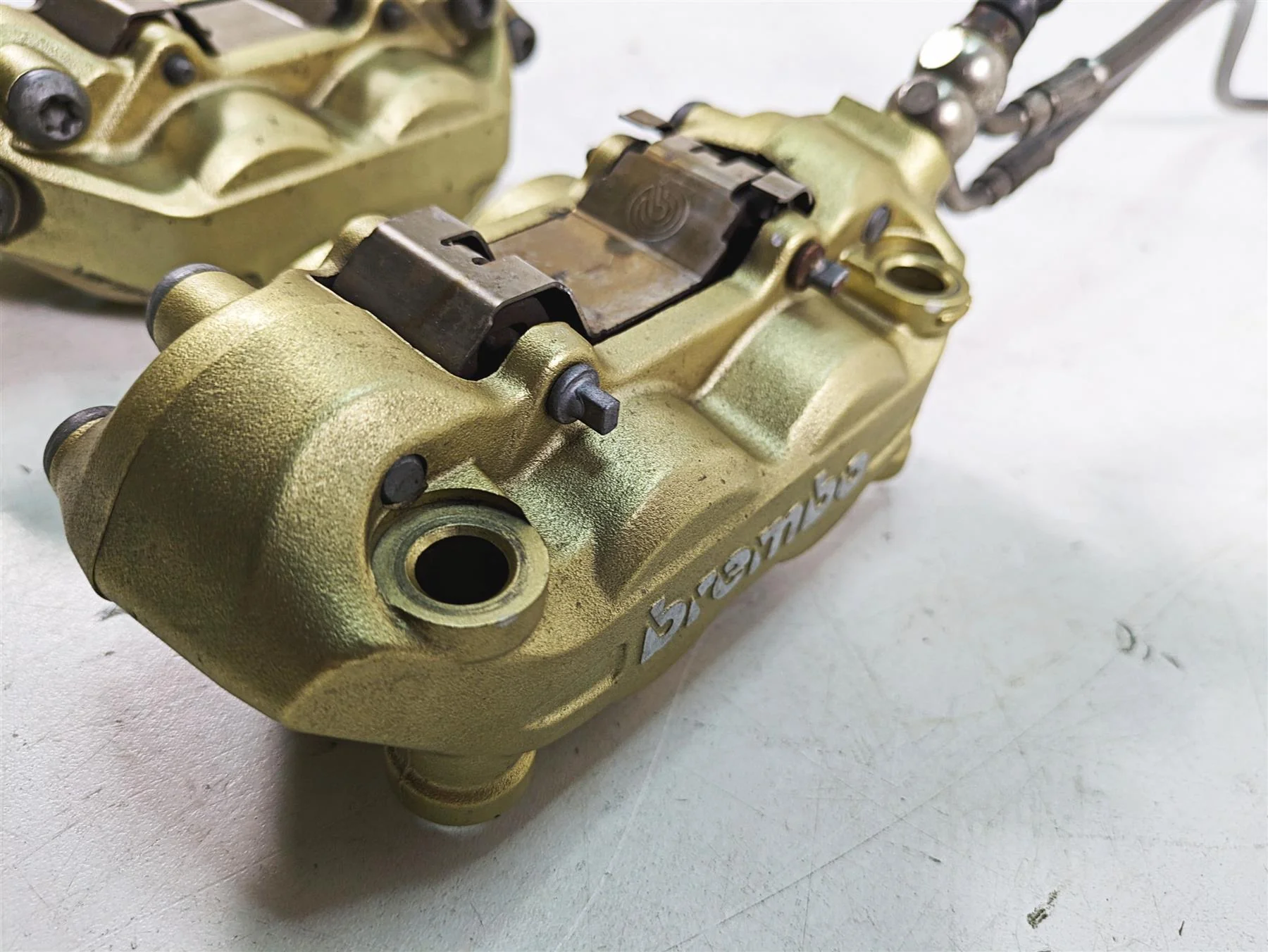 2013 MV Agusta F3 675 ERA Brembo Front Brake Caliper Set 8000B1540 8000B6712 - Image 9