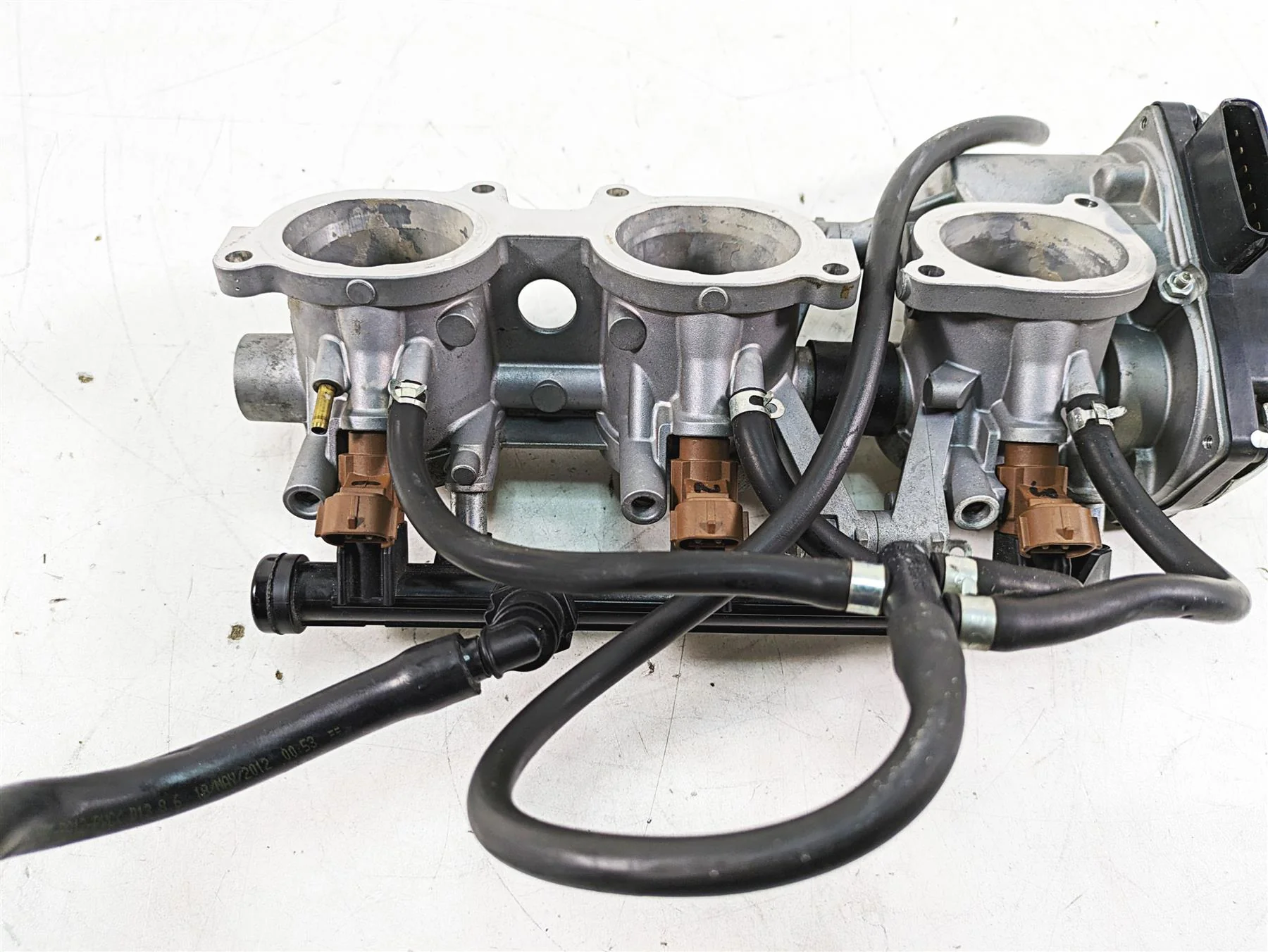 2013 MV Agusta F3 675 ERA Mikuni Throttle Body Bodies Fuel Injection 8000B5347 - Image 6