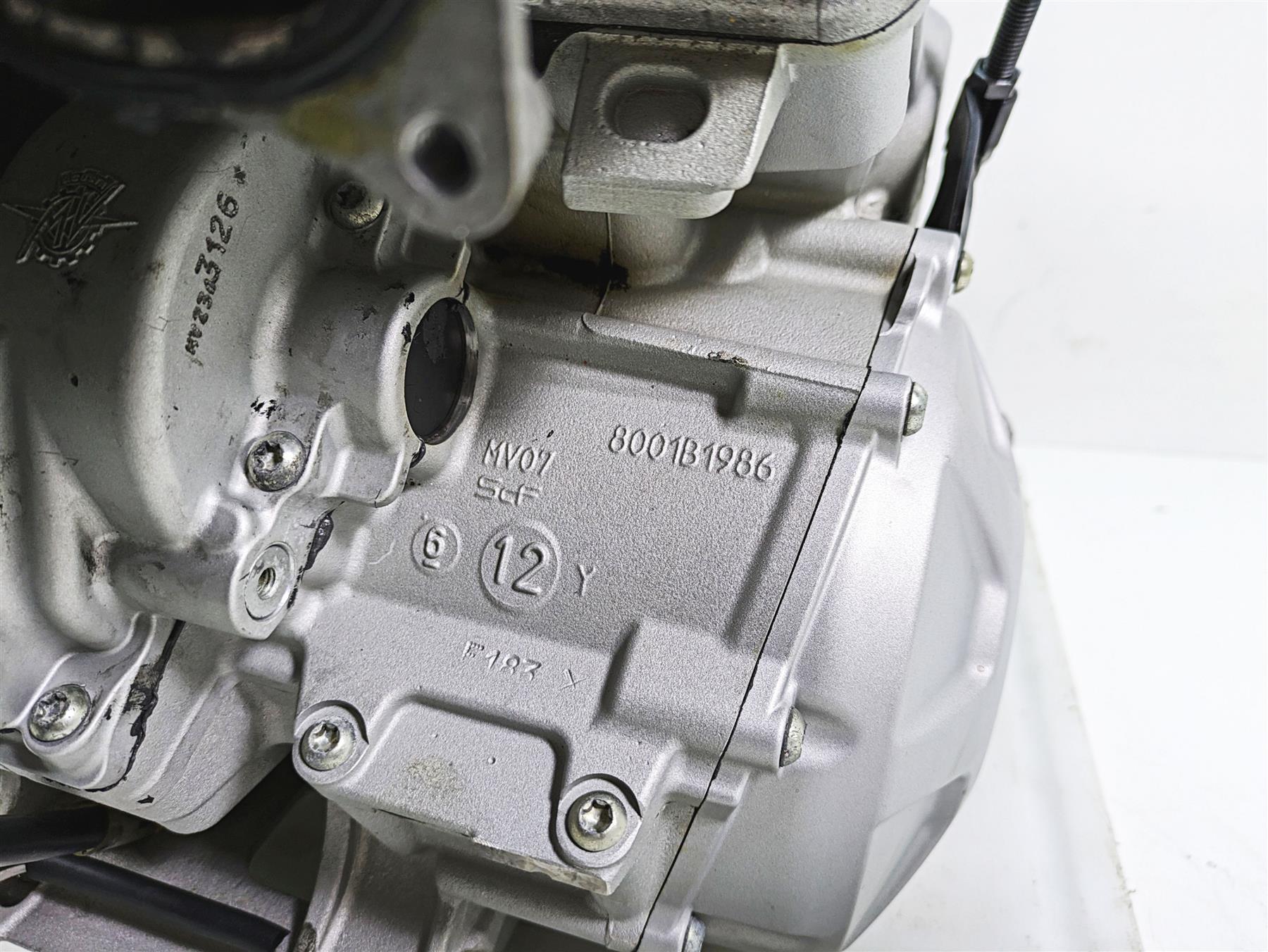 2013 MV Agusta F3 675 ERA Running Engine Motor Tranny 8k Only - Video 8000B1981 - Image 9