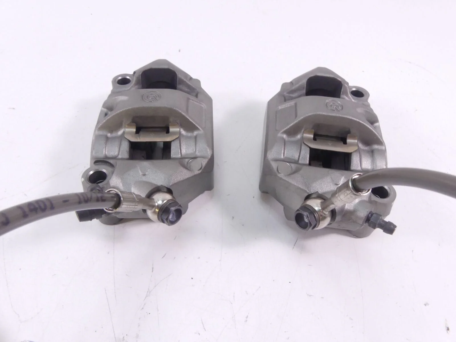 2013 Mv Agusta F4RR Front Brembo Brake Caliper &Lines Set 1690miles 8000B7547 - Image 4