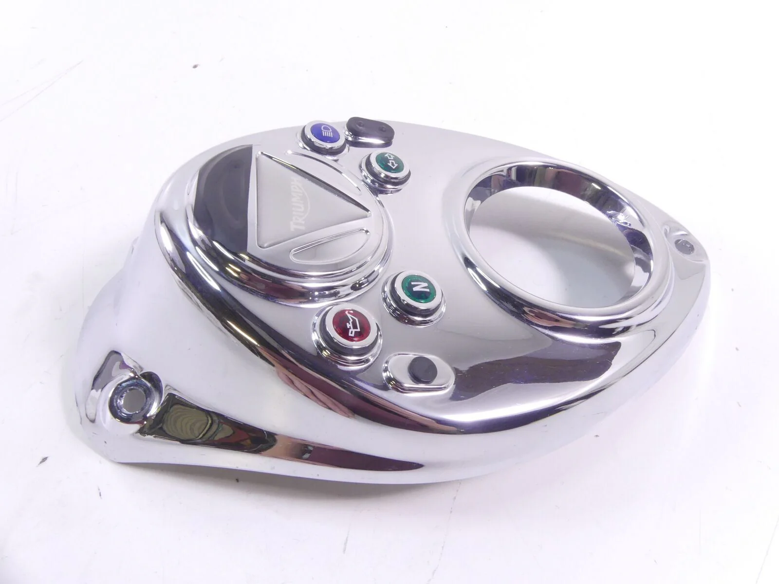2013 Triumph America EFI Fuel Tank Console Cover & Instrument Lights T2400802 - Image 4