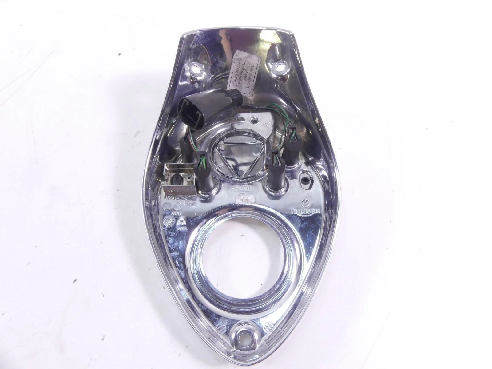 2013 Triumph America EFI Fuel Tank Console Cover & Instrument Lights T2400802 - Image 5