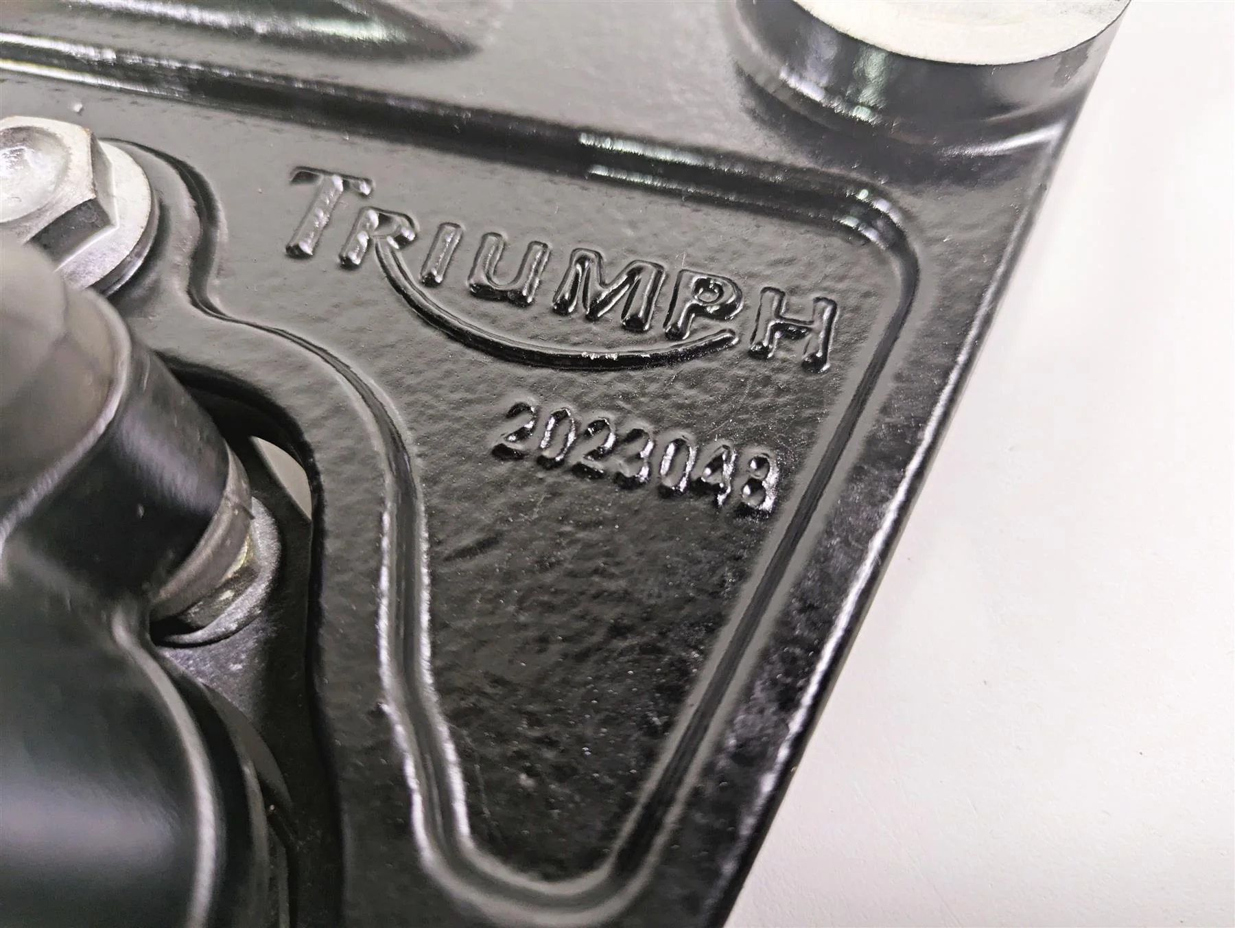 2013 Triumph Bonneville Nissin Rear Brake Caliper & Bracket T2020239 - Image 10