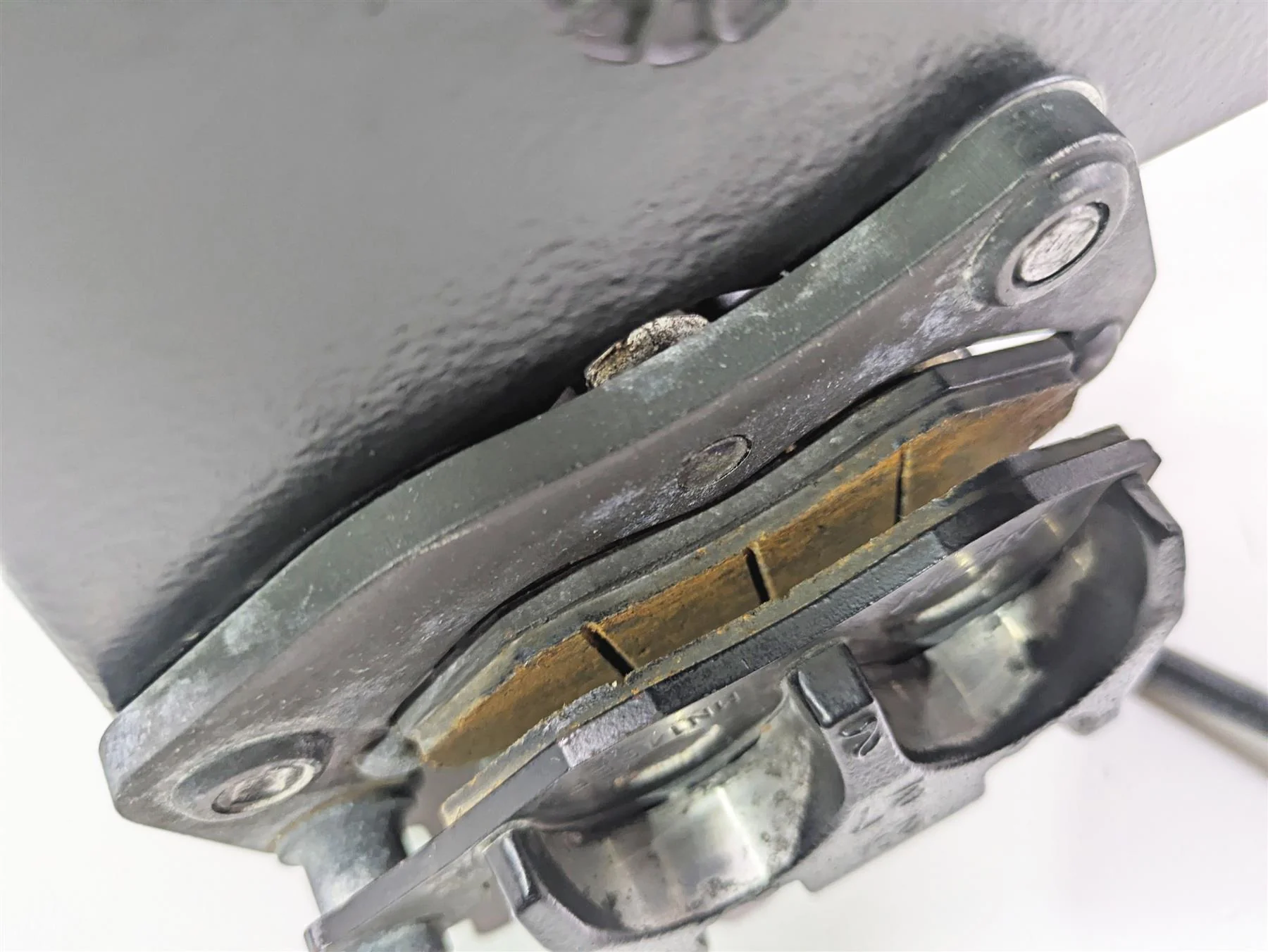2013 Triumph Bonneville Nissin Rear Brake Caliper & Bracket T2020239 - Image 7