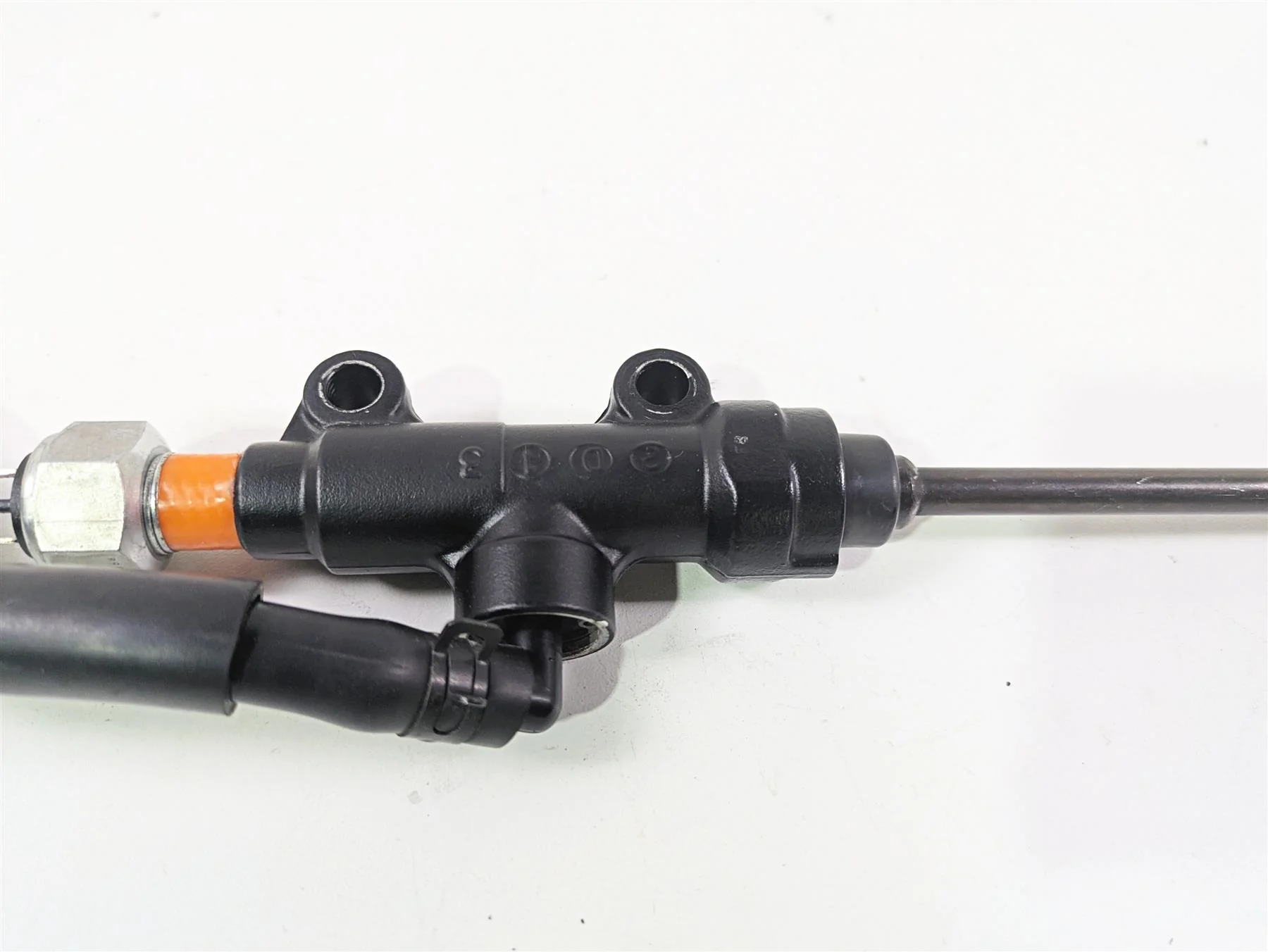 2013 Triumph Bonneville Rear Brake Master Cylinder + Reservoir T2024081 - Image 8