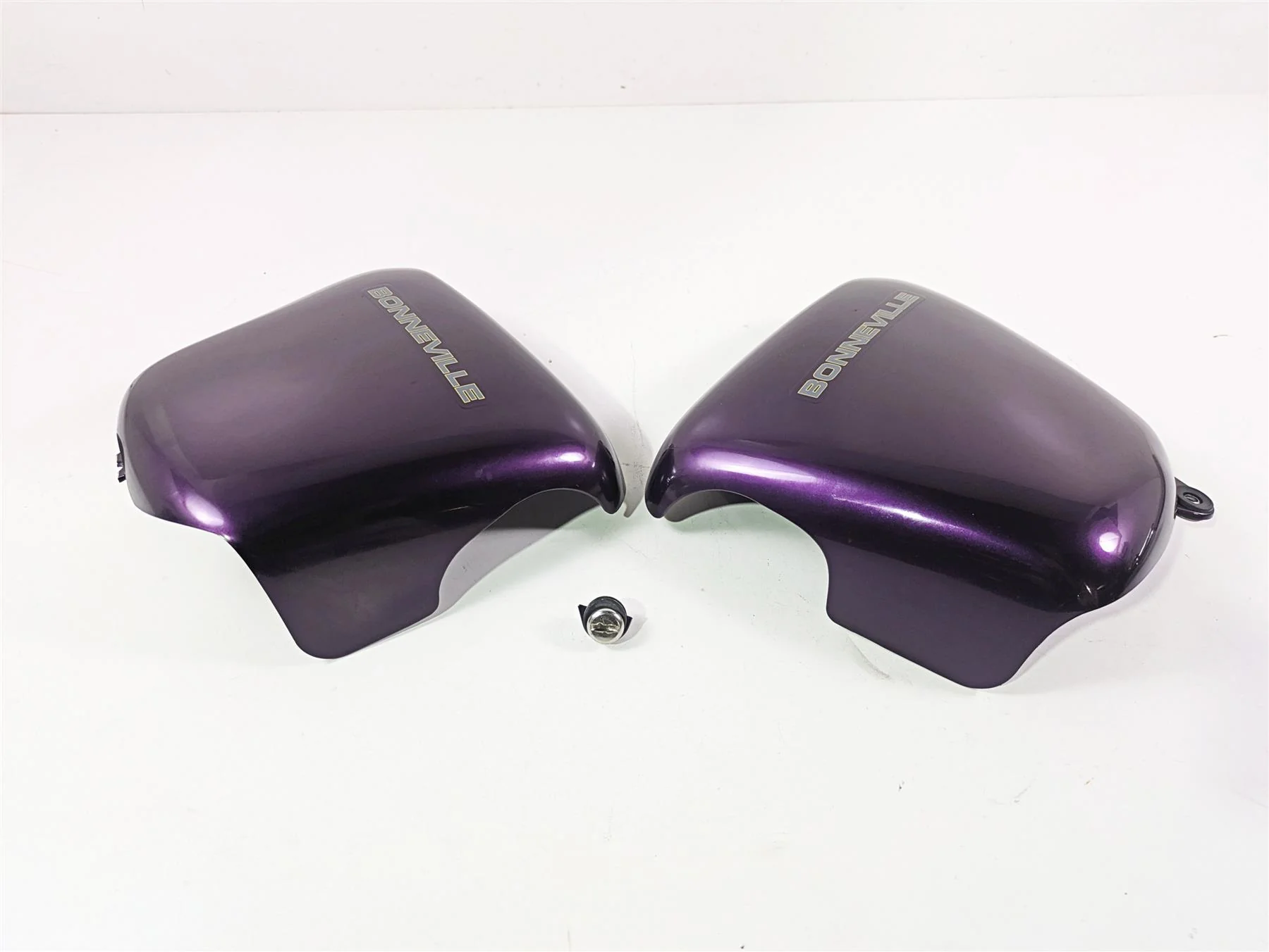 2013 Triumph Bonneville Side Cover Fairing Set Imperial Purple -Read T2309434-KF - Image 12