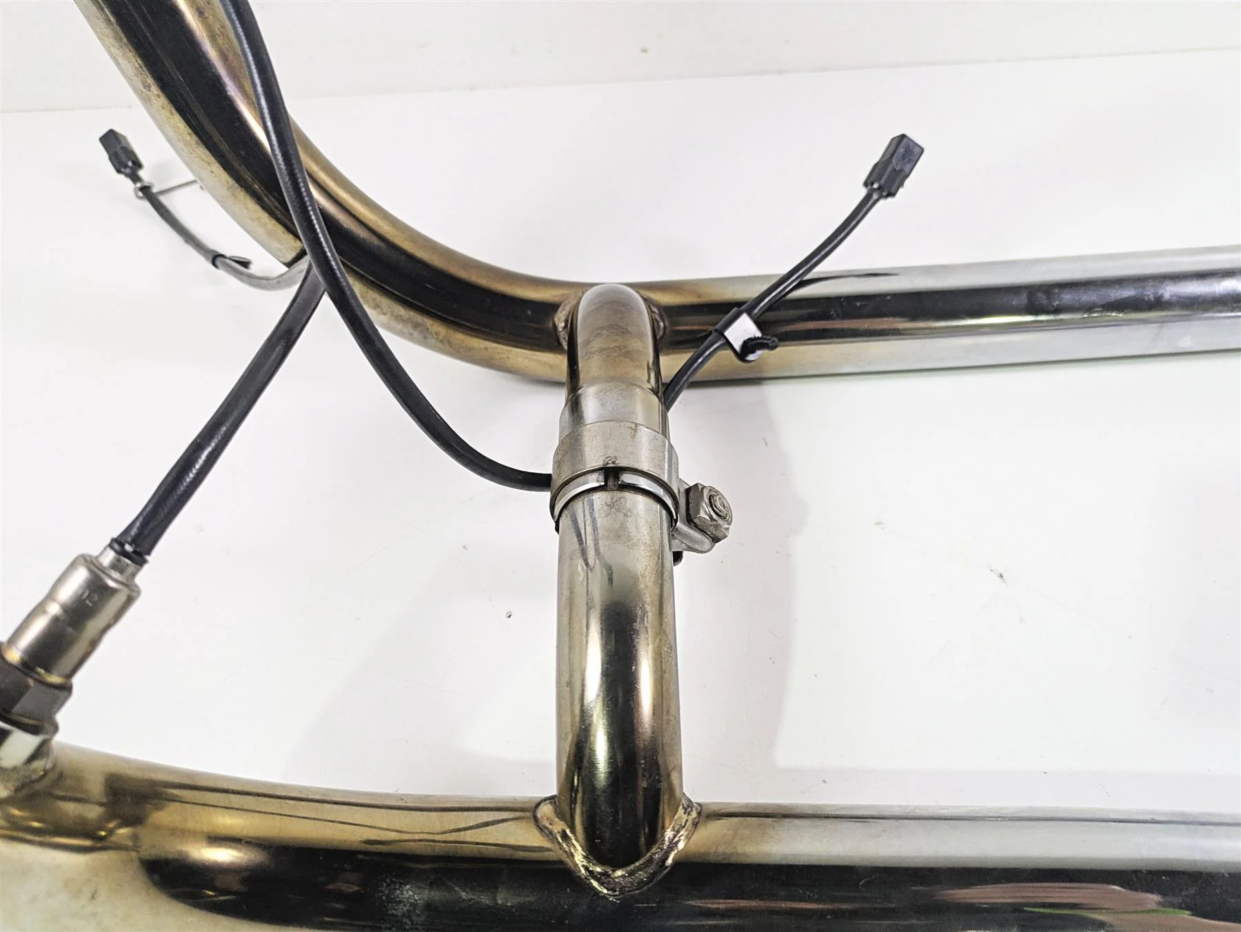 2013 Triumph Bonneville Stock Exhaust Header Set T2206220 T2206225 - Image 8
