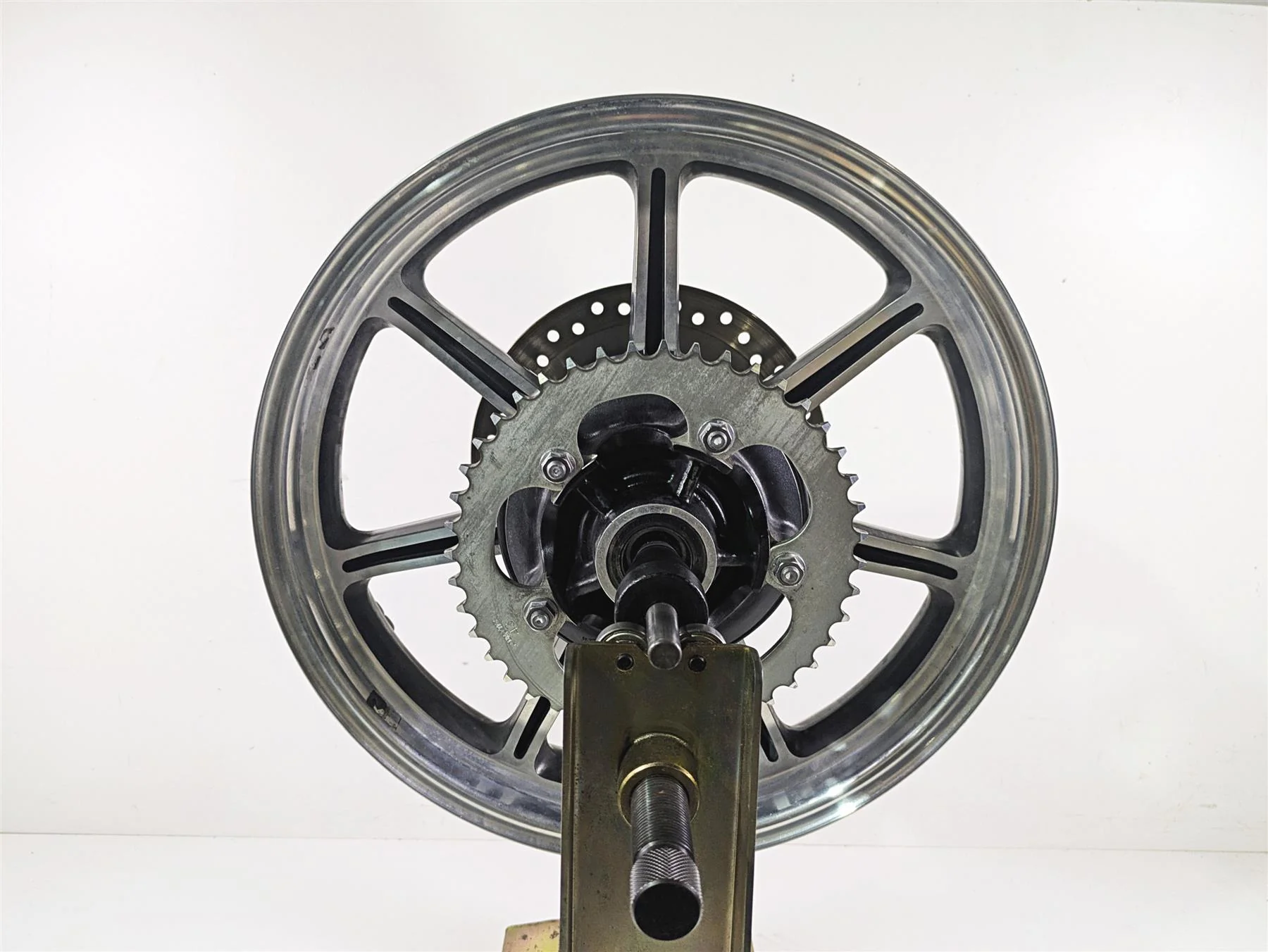 2013 Triumph Bonneville Straight 17x3.5 Rear Wheel Rim T2010485 - Image 11