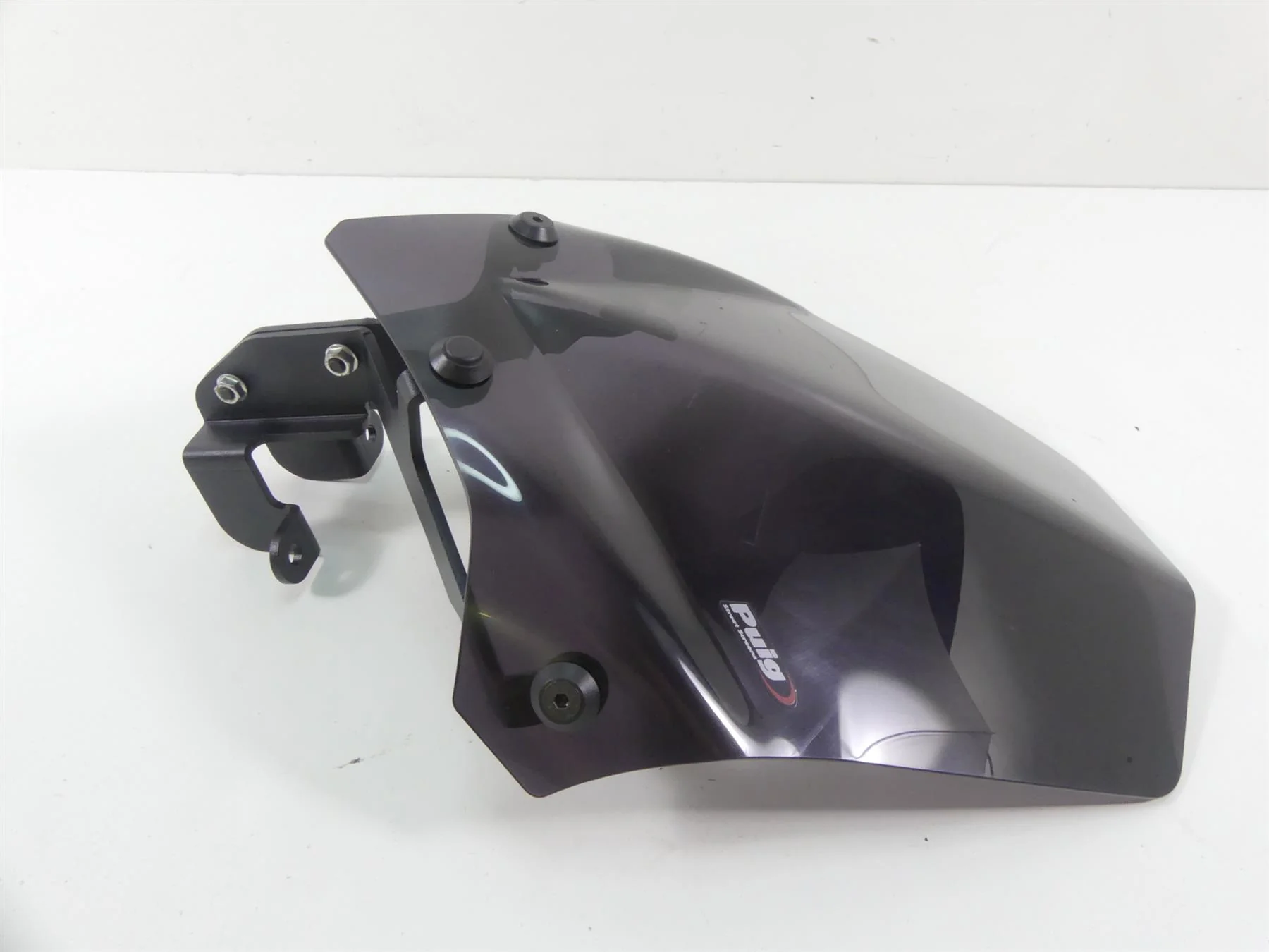 2013 Triumph Street Triple 675R Puig Street Screen Smoked Windshield  5658H - Image 3