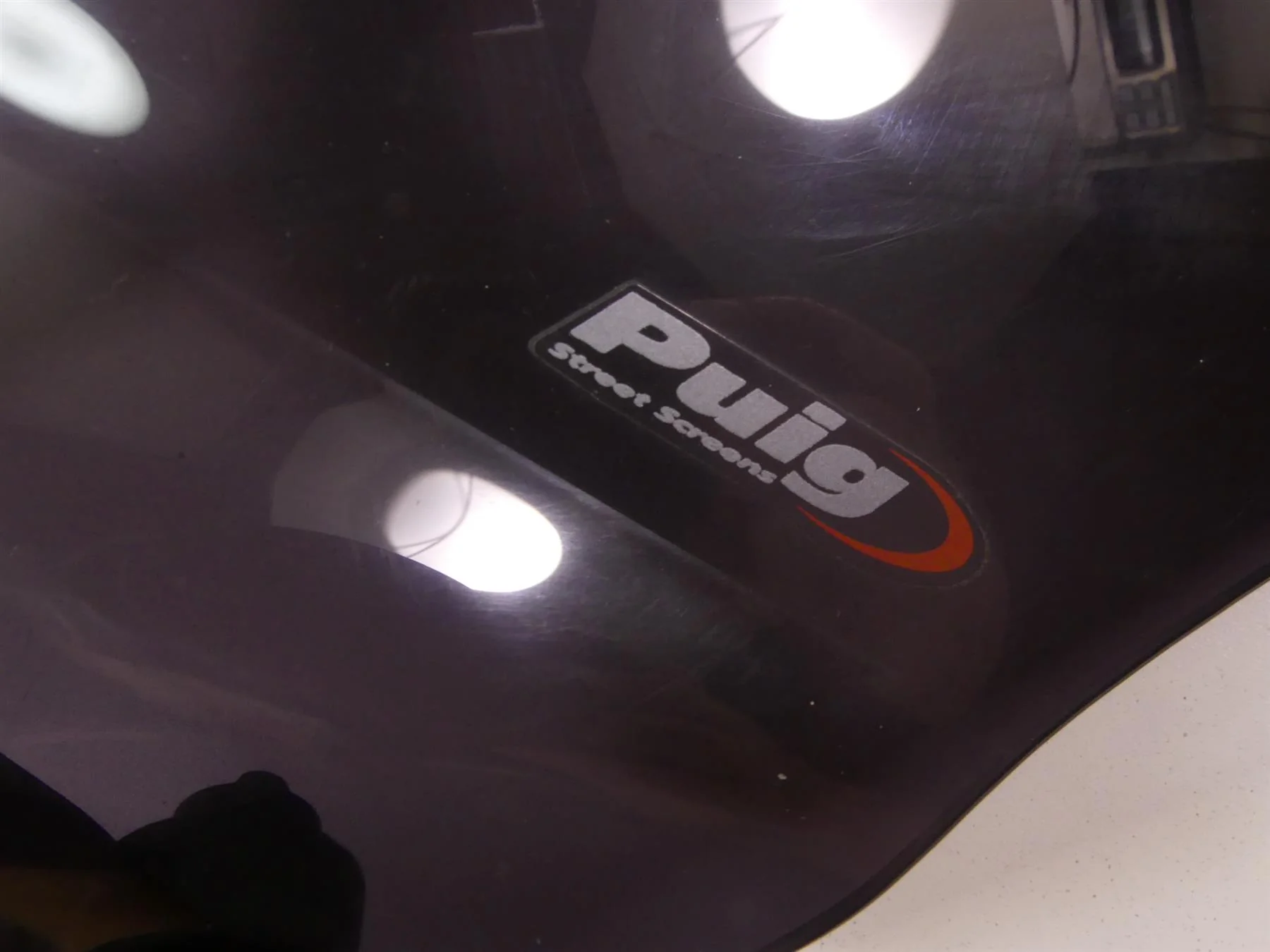 2013 Triumph Street Triple 675R Puig Street Screen Smoked Windshield  5658H - Image 9