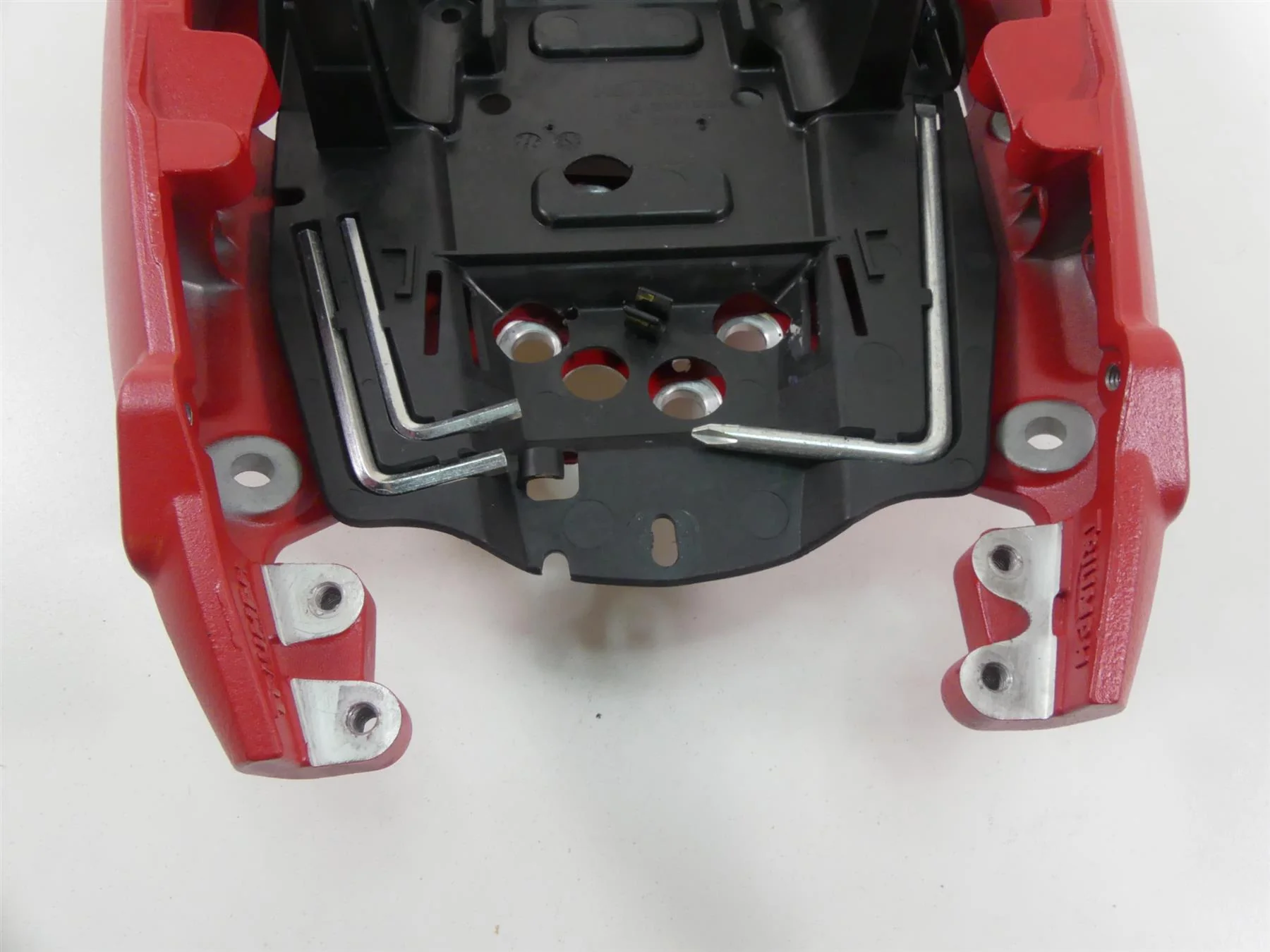 2013 Triumph Street Triple 675R Rear Red Subframe & Inner Fender T2070329 - Image 7