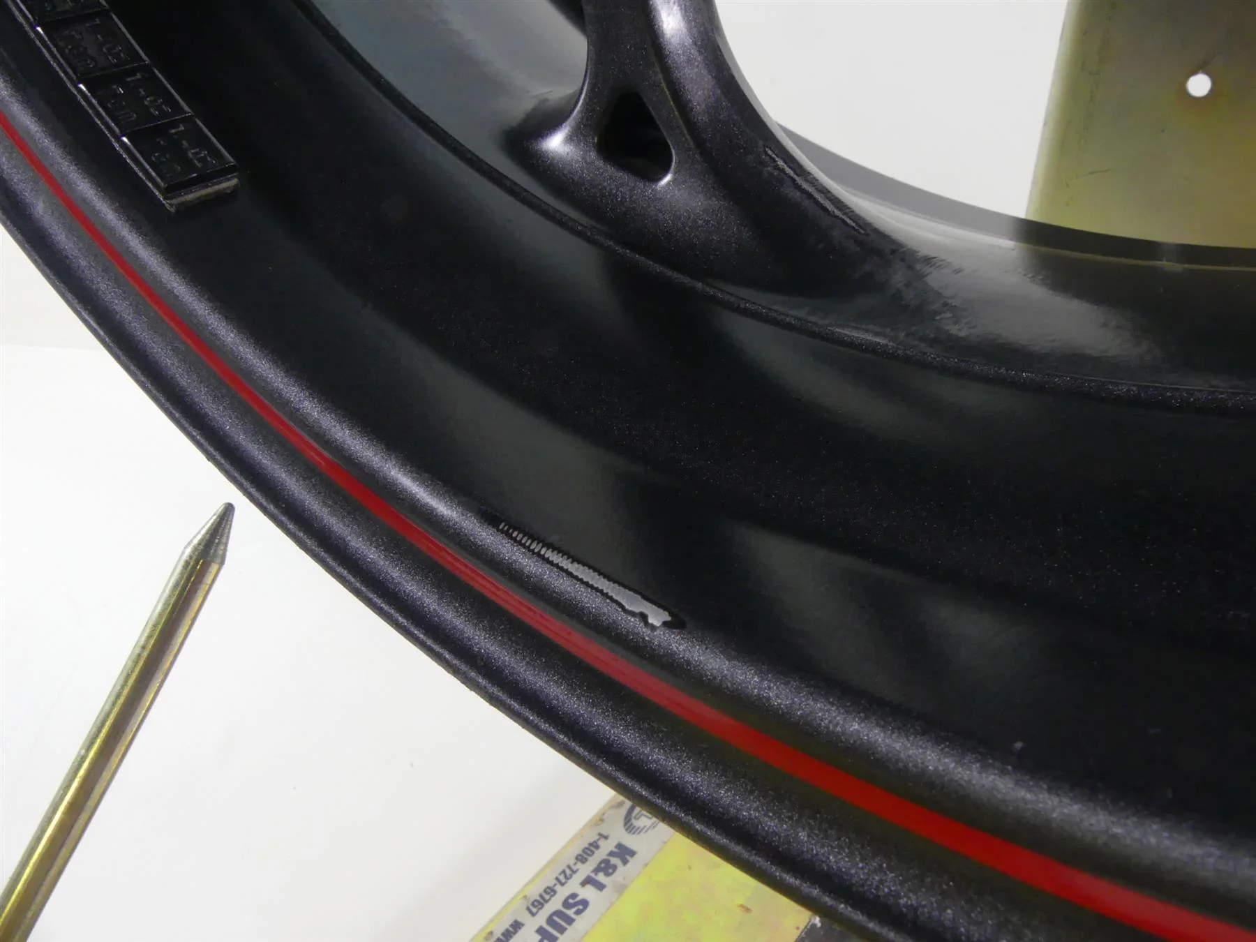 2013 Triumph Street Triple 675R Rear Wheel Rim 17x5.5 -Read T2011009 - Image 12
